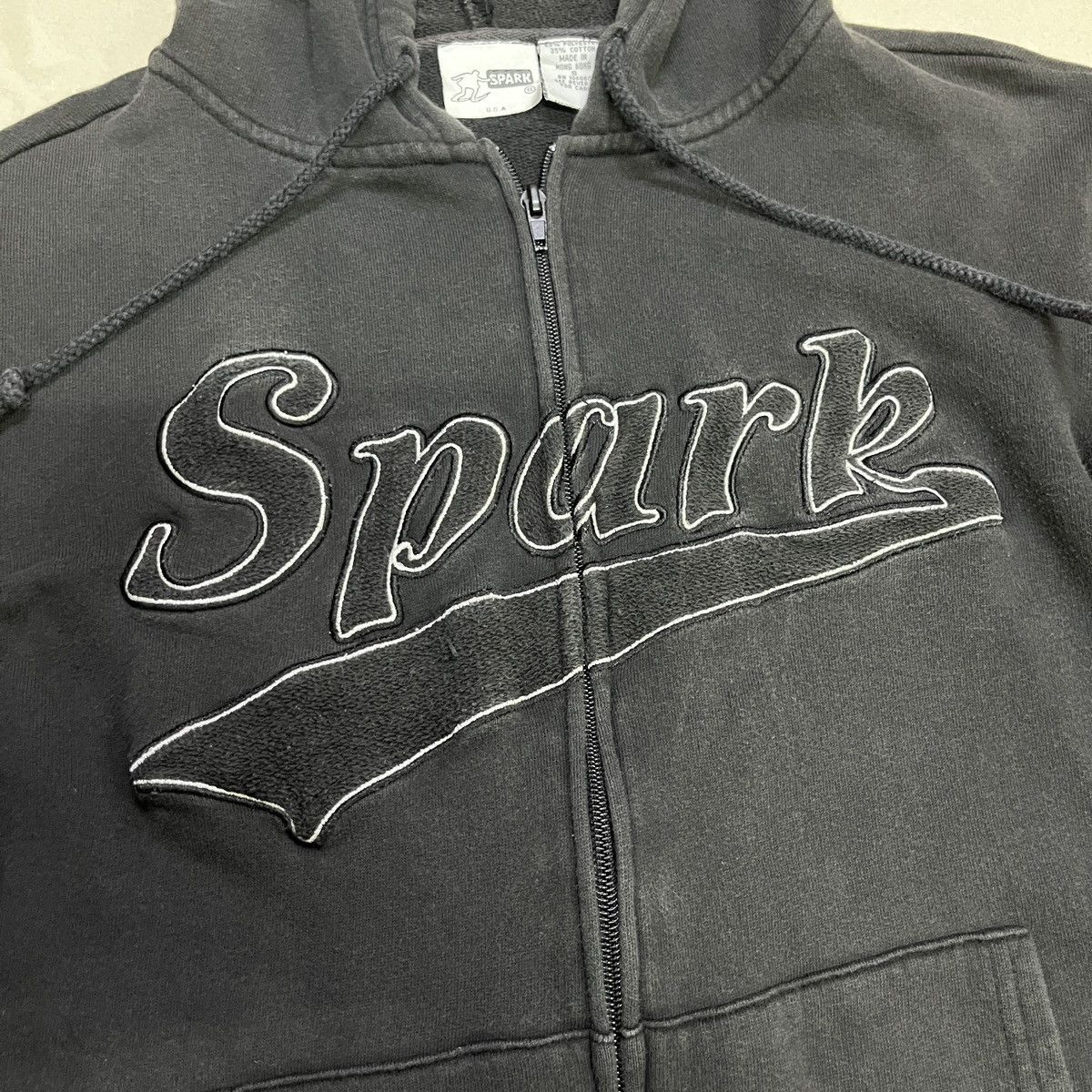 Shorty's Skateboards × Vintage Vintage Spark Zipper Hoodie Size S / US 4 / IT 40 - 3 Thumbnail