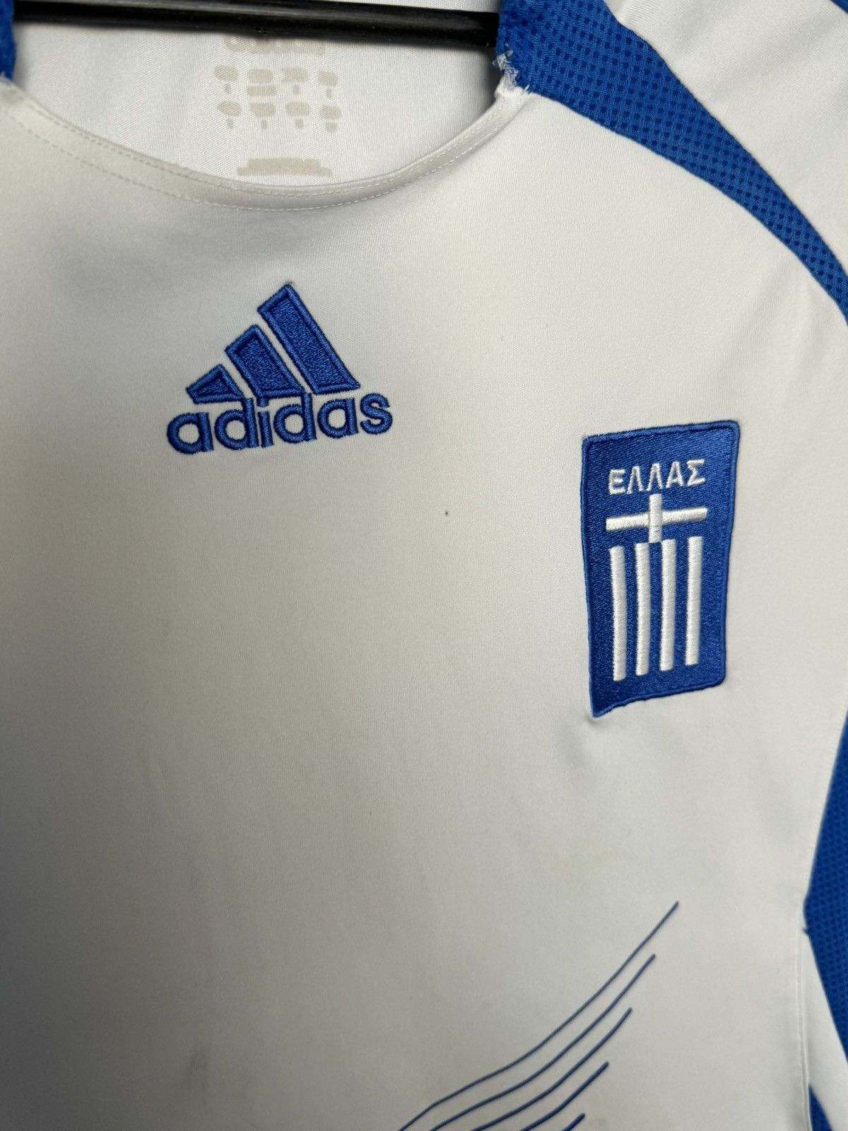 Adidas Greece National Team 06/08 Home Football Jersey T-Shirt Size US S / EU 44-46 / 1 - 3 Thumbnail