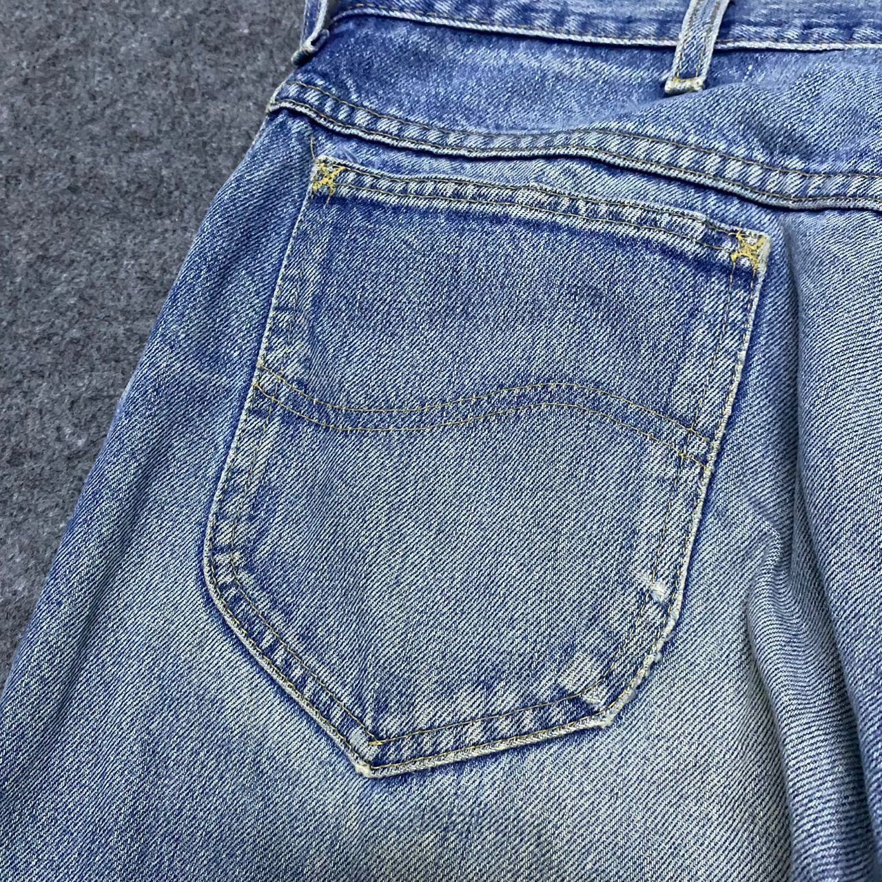 Lee 💥Best Offer💥Vintage 80s Lee Riders Distressed Denim Size US 34 / EU 50 - 13 Thumbnail