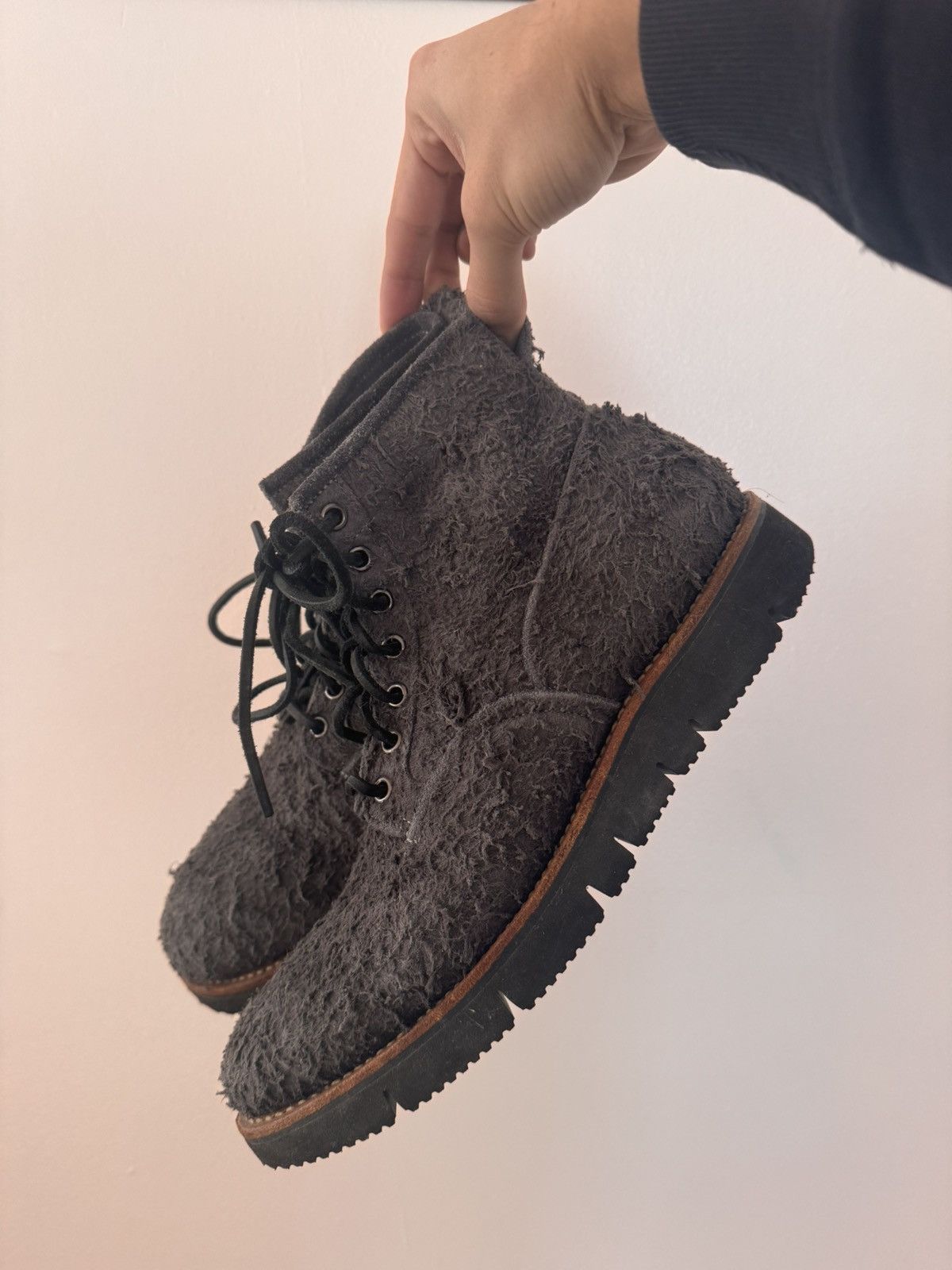 Viberg Scout Boot - Gray Kudu Unfinished Roughout Size US 9 / EU 42 - 3 Thumbnail