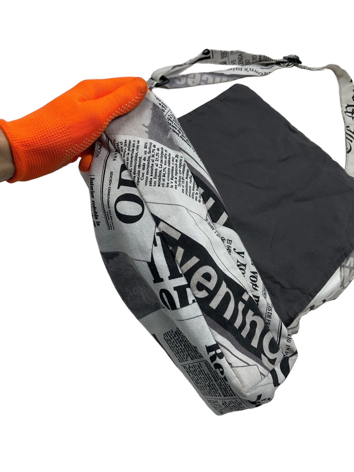 Japanese Brand × Vintage Vintage y2k John Galliano style Gazette Crossbody Bag Size ONE SIZE - 6 Thumbnail