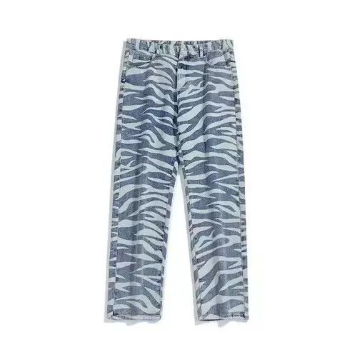 VIBE Zebra Stripes jeans Size US 33 - 3 Thumbnail