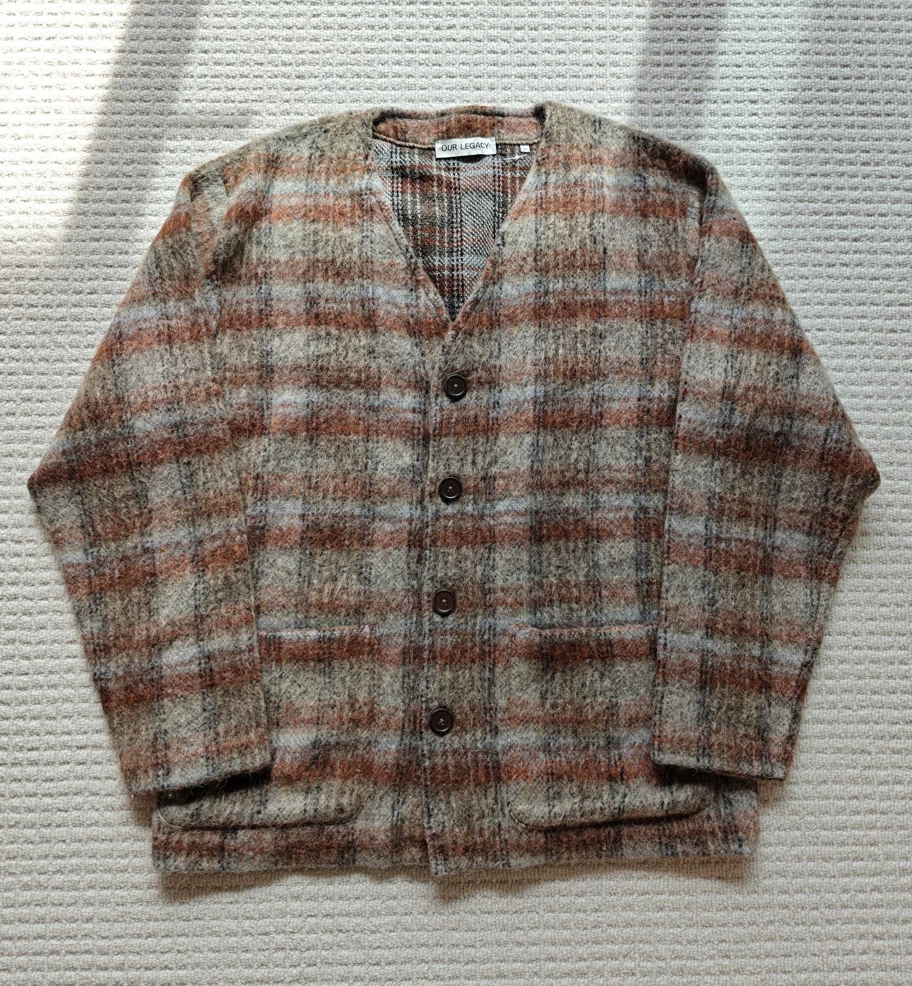 our legacy double lock vest 22aw チェック 46 Our Legacy - Double Lock Vest Ament Check Mohair