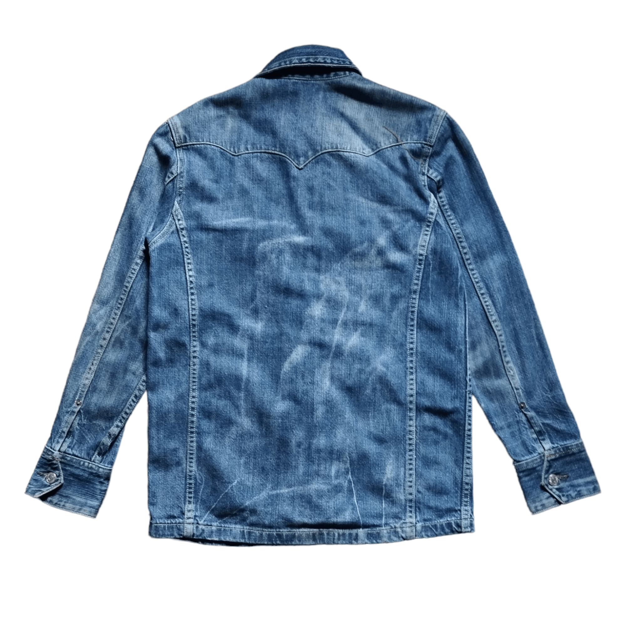 Japanese Brand Vtg Ibs denim style japan Size US L / EU 52-54 / 3 - 3 Thumbnail