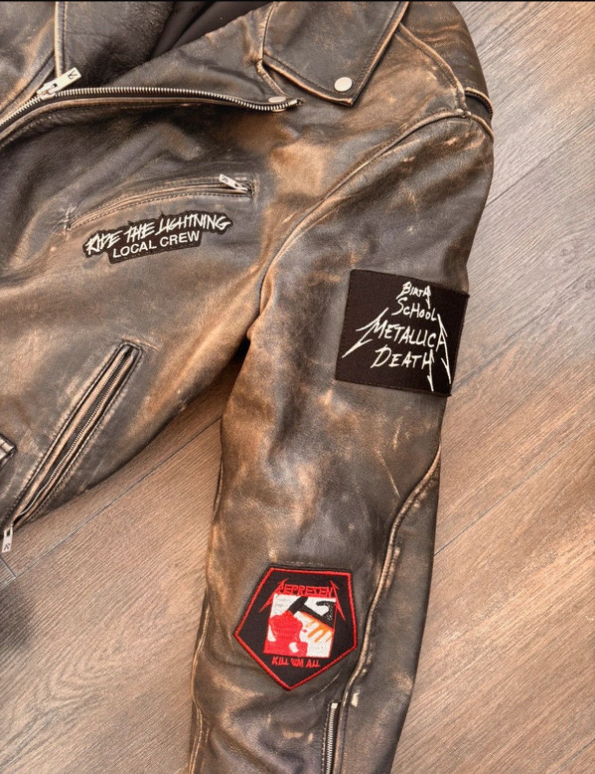 Represent Clo. Represent x Metallica Leather Jacket Size US M / EU 48-50 / 2 - 4 Thumbnail