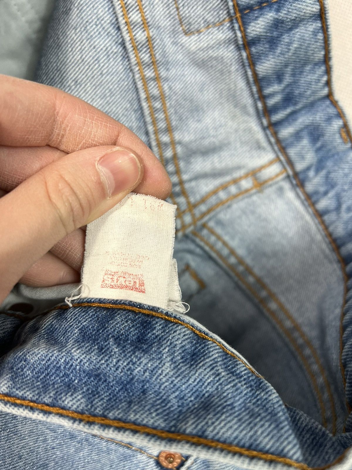 Levi's × Vintage Pants Levi’s S10 baby blue vintage 80’s 90’s Size US 32 / EU 48 - 3 Thumbnail
