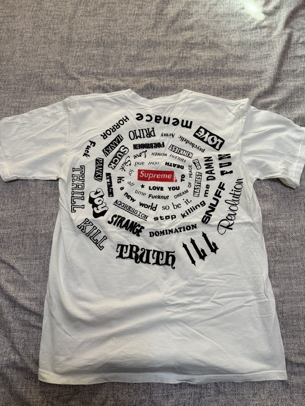 Supreme Supreme ss21 spiral tee Size US M / EU 48-50 / 2 - 1 Thumbnail