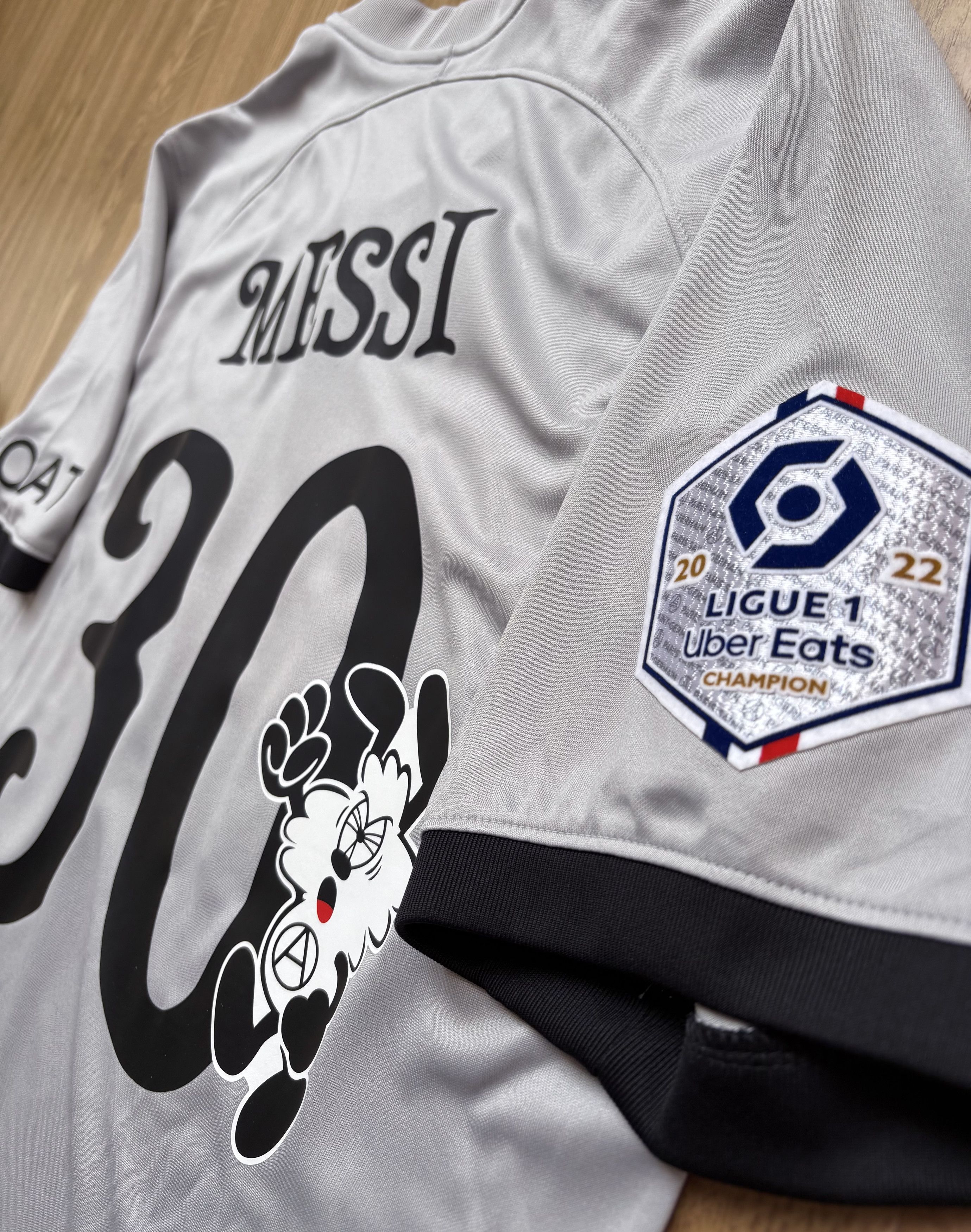 Jordan Brand PSG 22/23 Away Jersey – Messi #30 VERDY – Size L – NWT Size US L / EU 52-54 / 3 - 16 Thumbnail