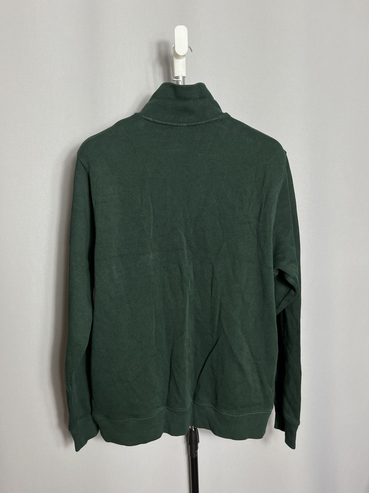 Lacoste Lacoste mens sweatshirt zip-up high neck green cotton Size US XL / EU 56 / 4 - 9 Thumbnail
