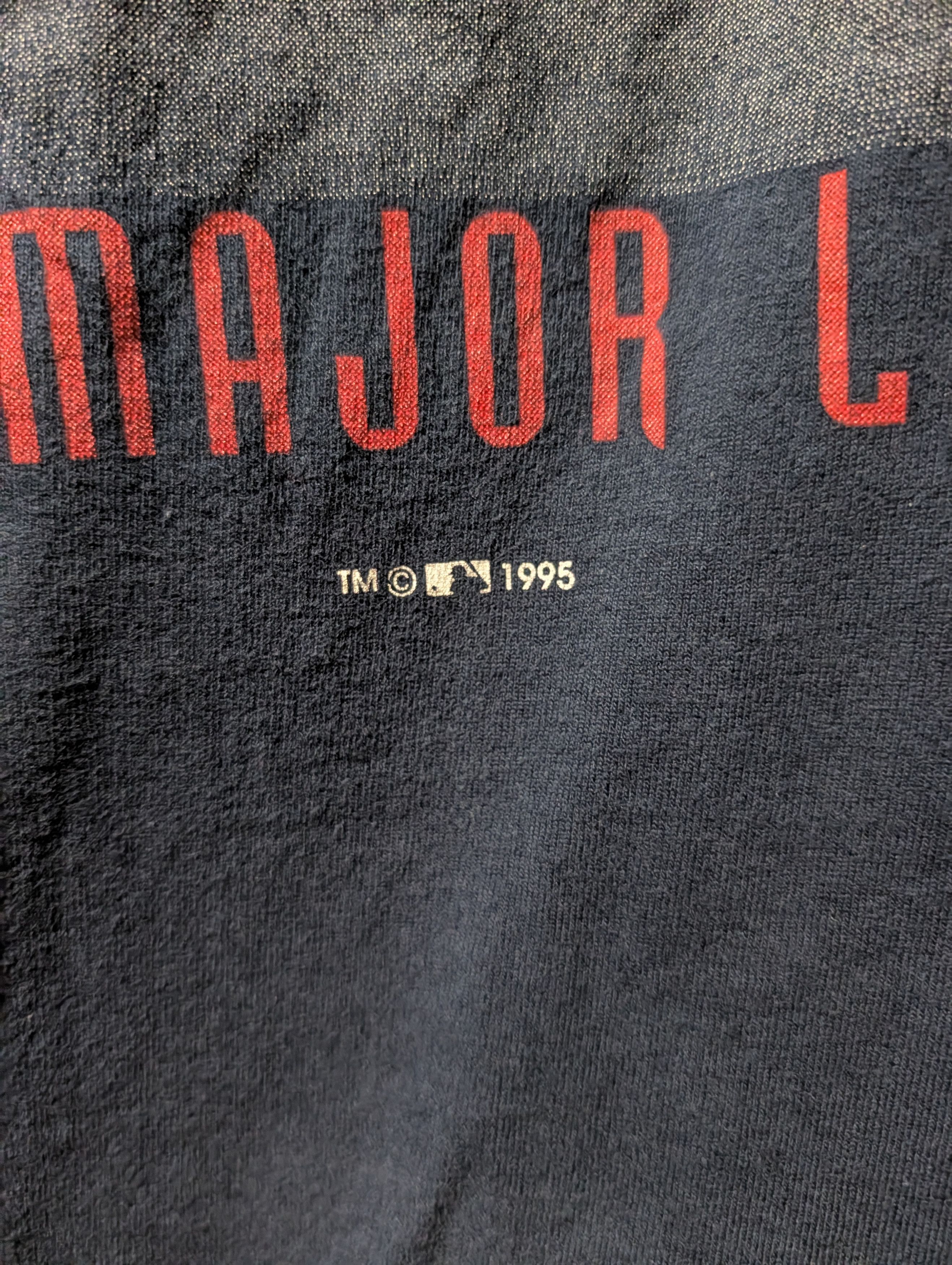 MLB Vintage 1995 Cleveland Indians Chief Wahoo T-Shirt MLB Size US L / EU 52-54 / 3 - 3 Thumbnail