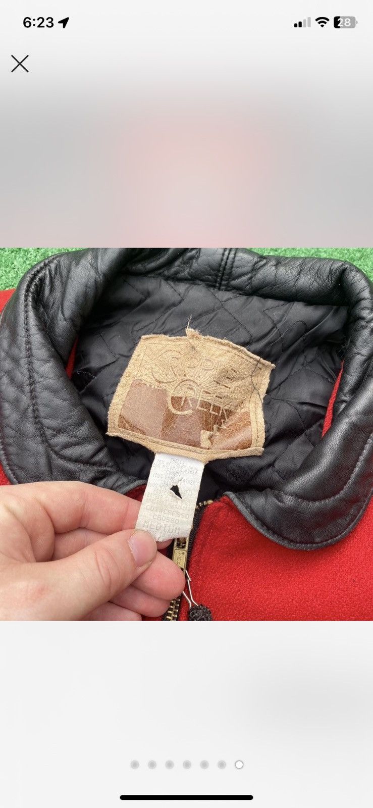 Tony Lama × Vintage 80s or 90s Professional Bull Riding Leather and Felt Jacket Size US L / EU 52-54 / 3 - 7 Thumbnail