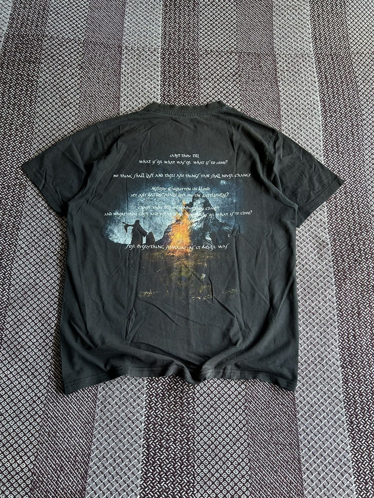 Band Tees × Vintage Vintage Eluveitie Graphic Print Merch T-Shirt Poem Y2K Style Size US L / EU 52-54 / 3 - 9 Thumbnail