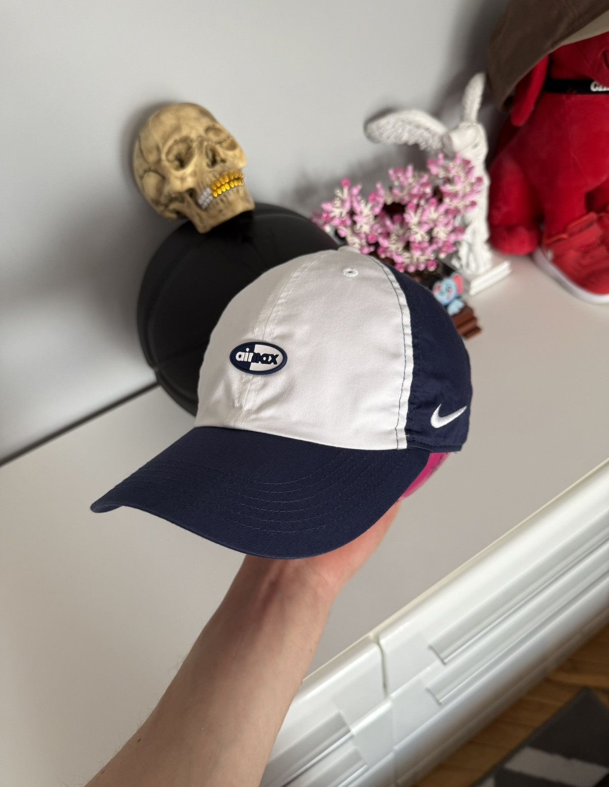 Nike × Vintage Nike Air Max vintage 00’s Y2K Swoosh Cap Hat One Size Size ONE SIZE - 1 Thumbnail