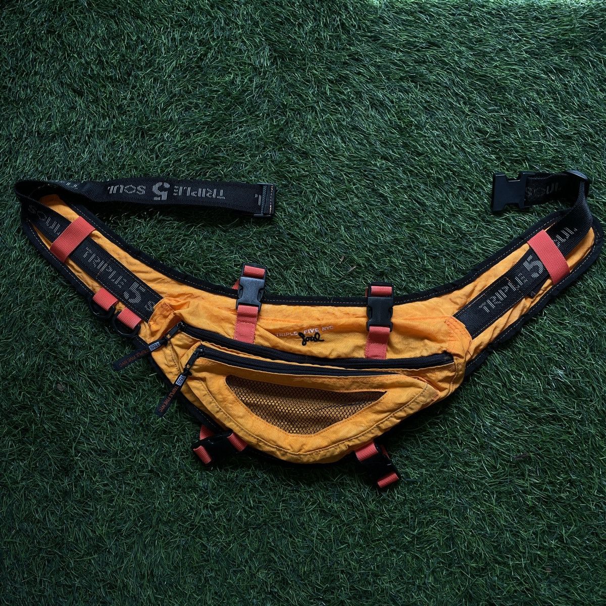 Other Vintage Triple5Soul NYC Orange Nylon Shoulder/Body bag Size 30 - 2 Thumbnail