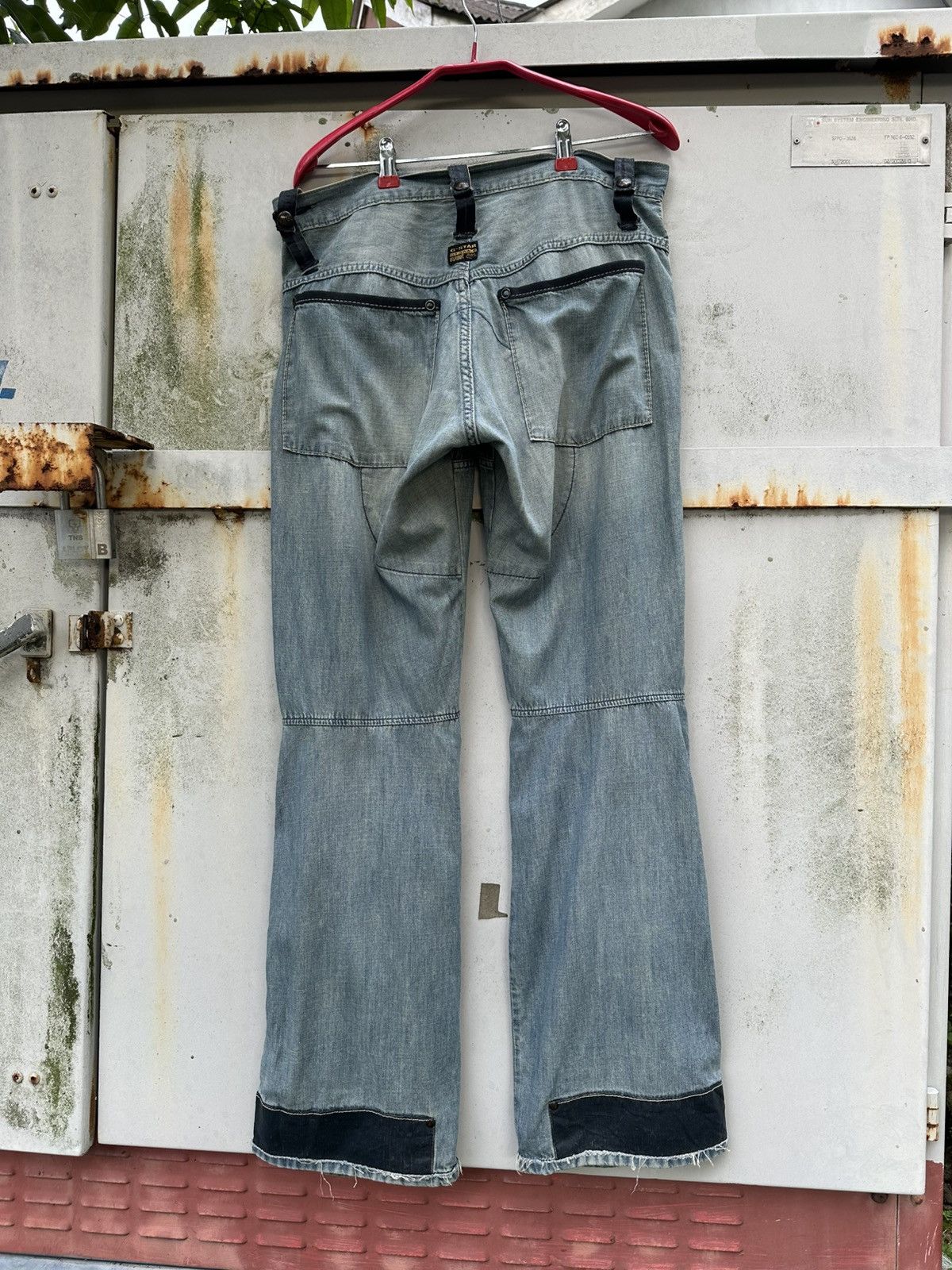 Vintage 👹Vintage G-Star Distressed Baggy Jeans Size US 32 / EU 48 - 2 Thumbnail