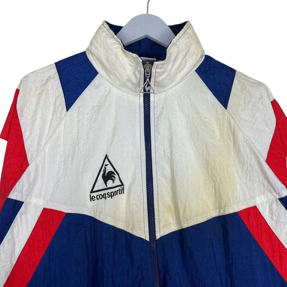 Le Coq Sportif 🔥 VINTAGE LE COP SPORTIF TRAINER JACKET Size US L / EU 52-54 / 3 - 3 Thumbnail