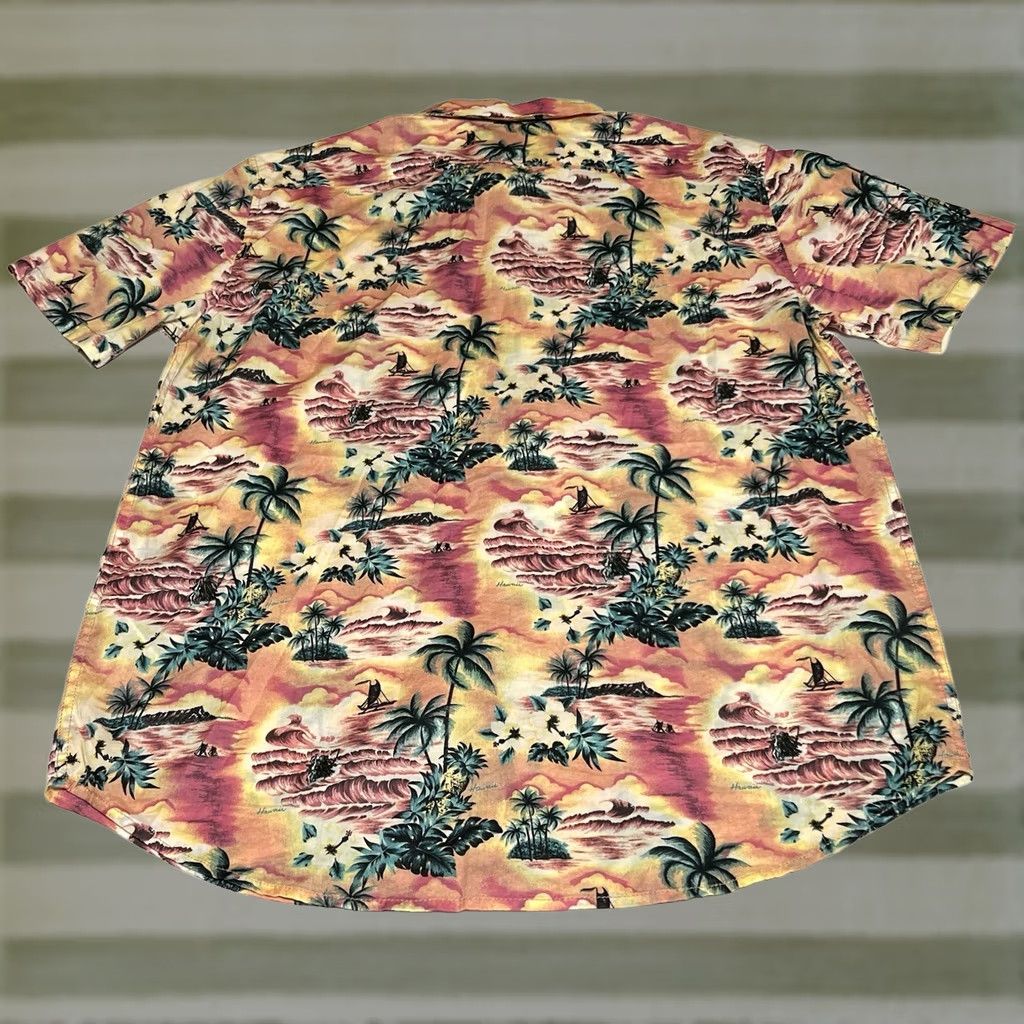 Billabong Billabong Mens Button-Up Shirt Short Sleeve Hawaii Surf Print NWT Multicolor Cotton Blend Graphic Print Regular Fit Size US L / EU 52-54 / 3 - 1 Thumbnail