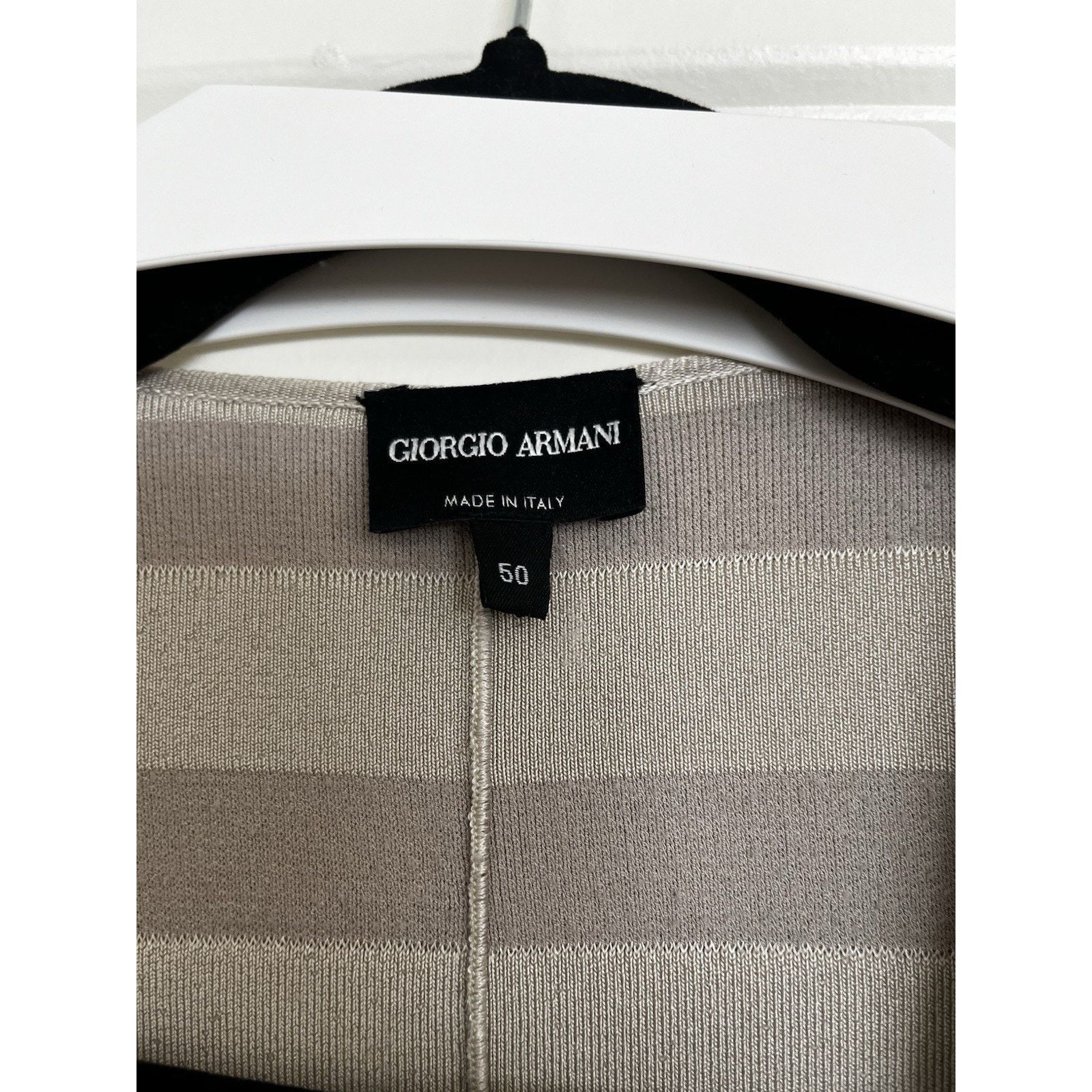 Giorgio Armani Giorgio Armani Jacket W IT 50 Beige Made In Italy Designer Size L / US 10 / IT 46 - 2 Thumbnail
