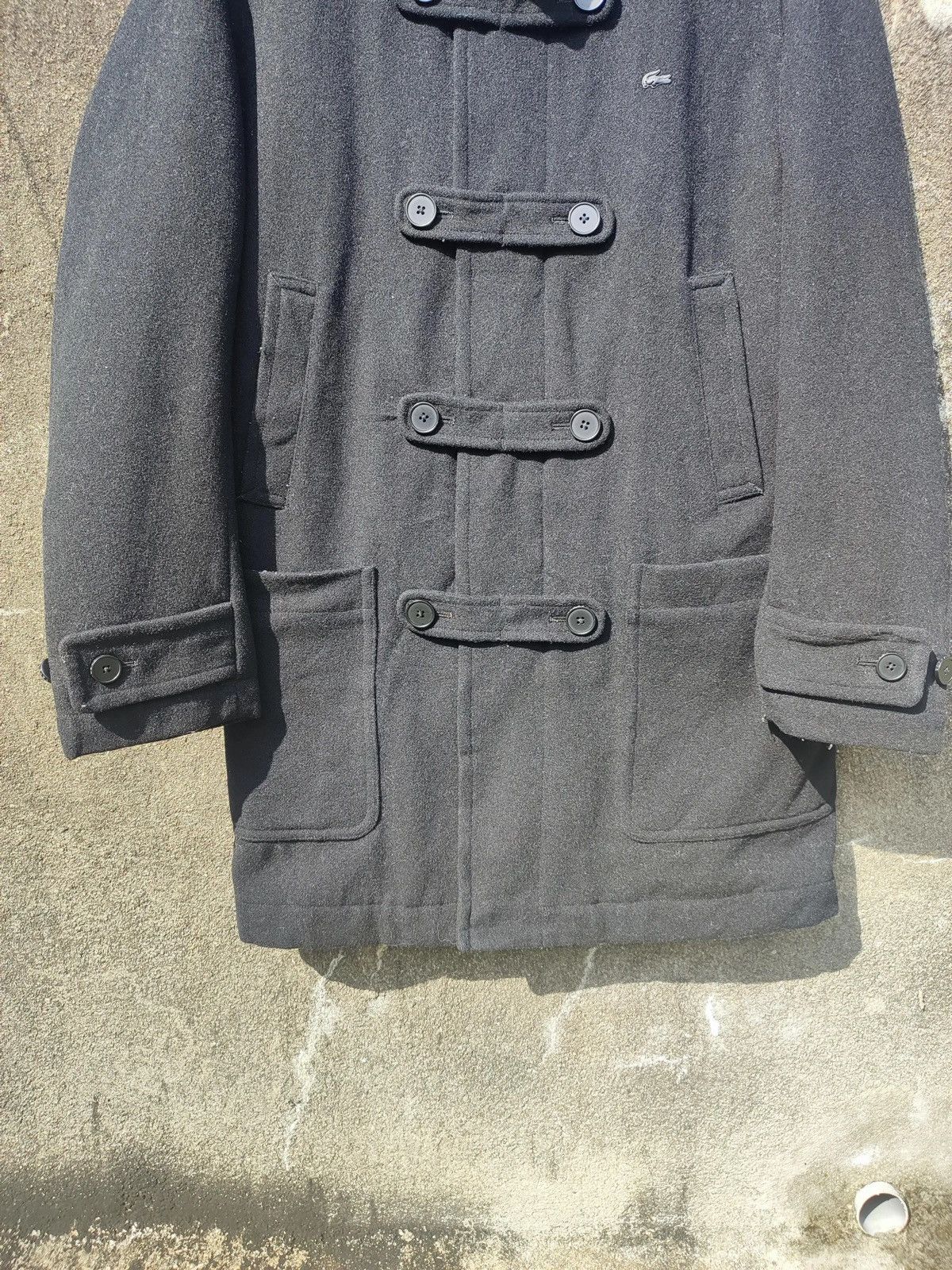 Designer × Lacoste Lacoste Wool Blend Officer Coat – Size 46/2 Size US M / EU 48-50 / 2 - 4 Thumbnail