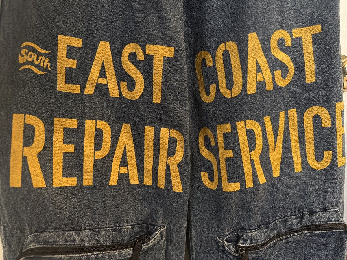 Kapital Kapital 12.5oz Denim East Coast Repair Man Track Pants Size US 30 / EU 46 - 2 Thumbnail