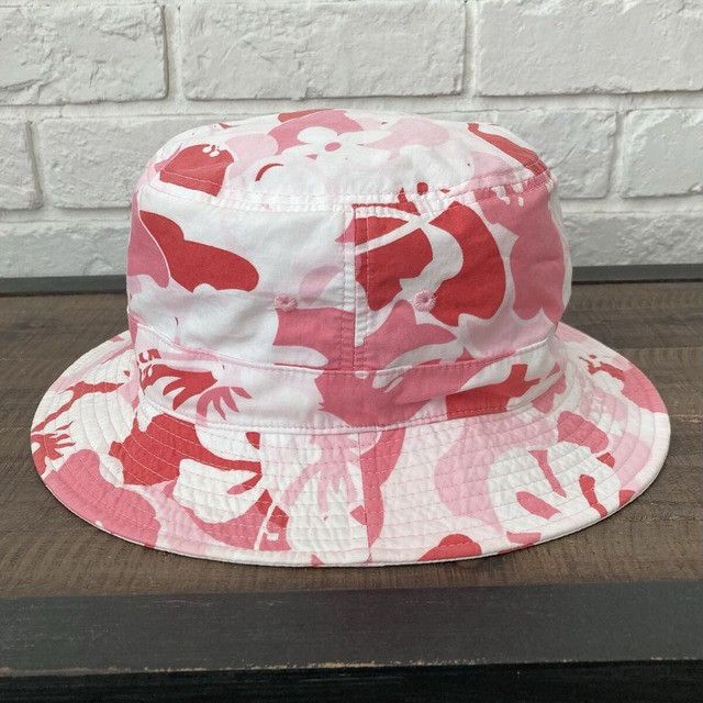 Bape BAPE ALOHA CAMO PINK bucket hat a bathing ape NIGO Size ONE SIZE - 2 Thumbnail