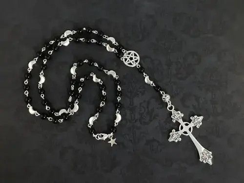 Jewelry Gothic Rosary Necklace Size ONE SIZE - 4 Thumbnail