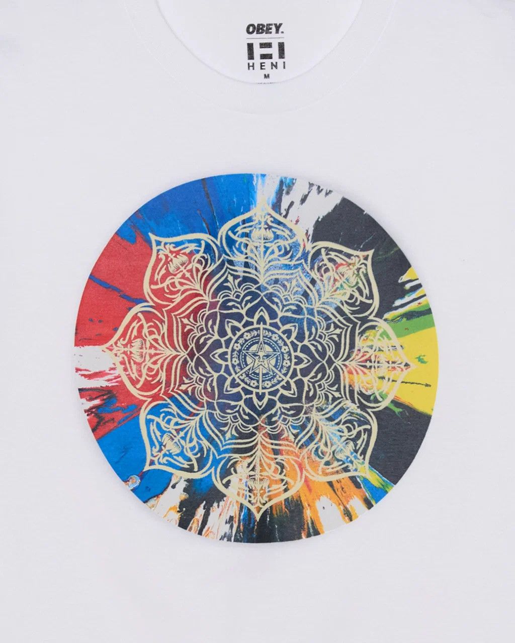 Obey × Shepard Fairey OBEY x DAMIEN HIRST Mandala Tee XL Size US XL / EU 56 / 4 - 2 Thumbnail