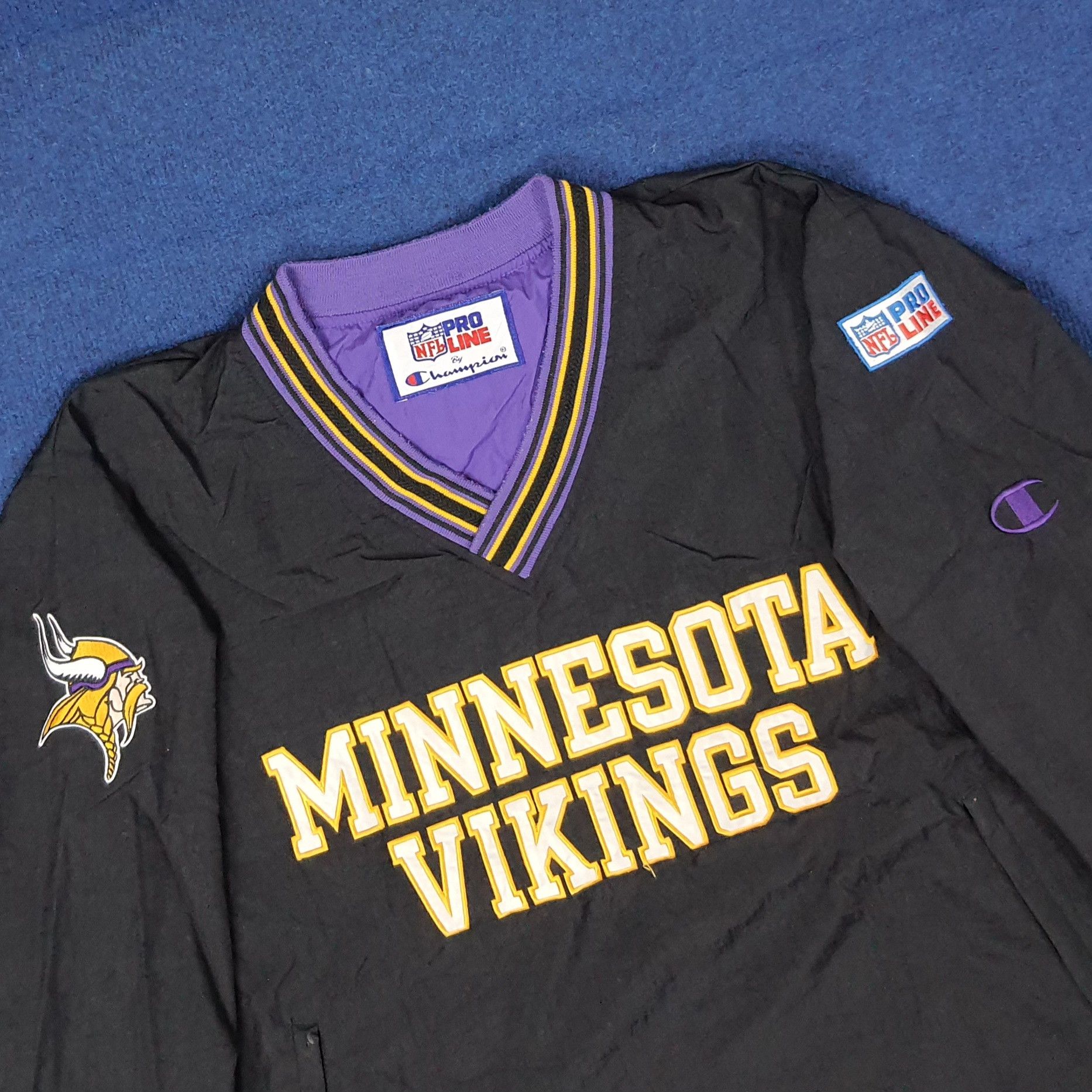 NFL Vintage NFL by Champion Minnesota Vikings Sweatshirt C254N14 Size US XL / EU 56 / 4 - 2 Thumbnail