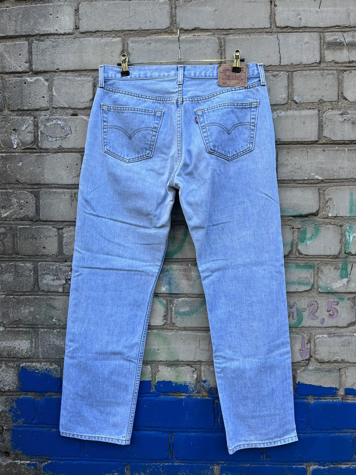 Levi's Vintage Levi’s 501 Blue Stonewashed Regular Fit Button Jeans Size US 36 / EU 52 - 6 Thumbnail
