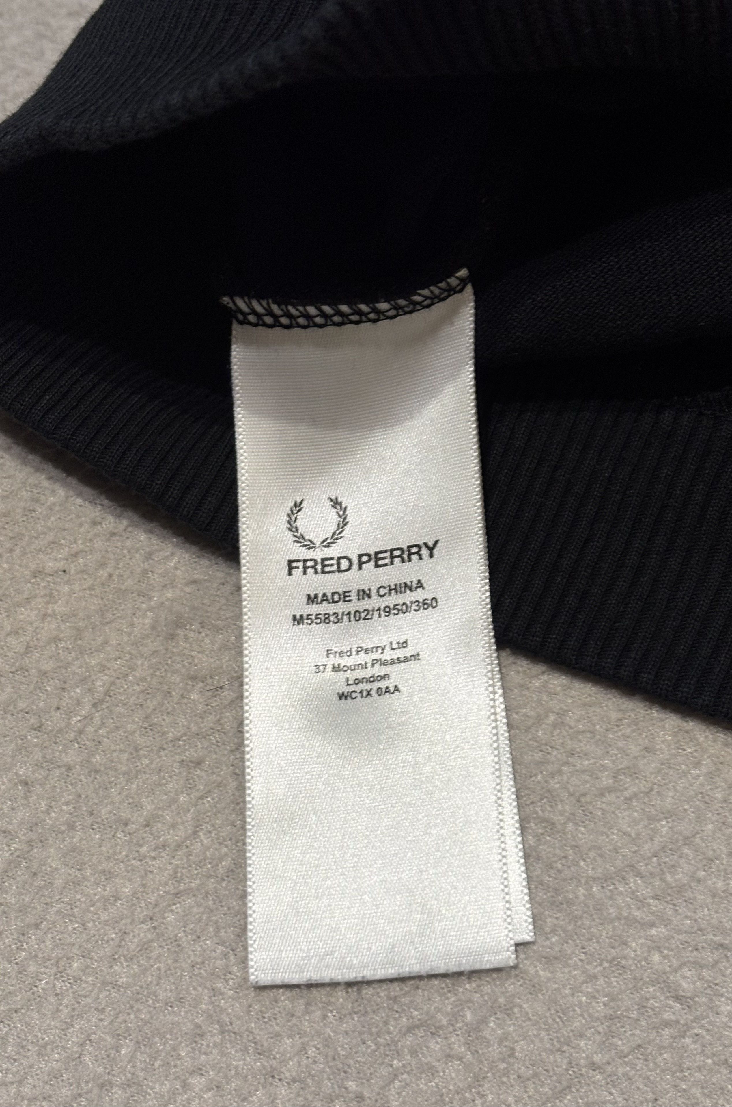 Fred Perry Fred Perry black sweatshirt size XL Size US XL / EU 56 / 4 - 16 Thumbnail