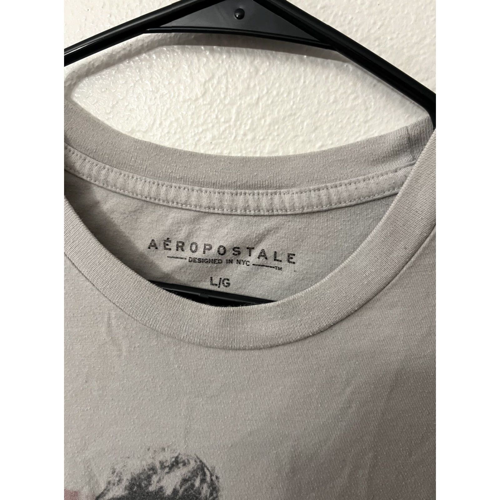 Aeropostale VINTAGE Aeropostale T-Shirt Shirt Men L Gray Graphic Tee 90s Casual Mens Size US L / EU 52-54 / 3 - 3 Thumbnail
