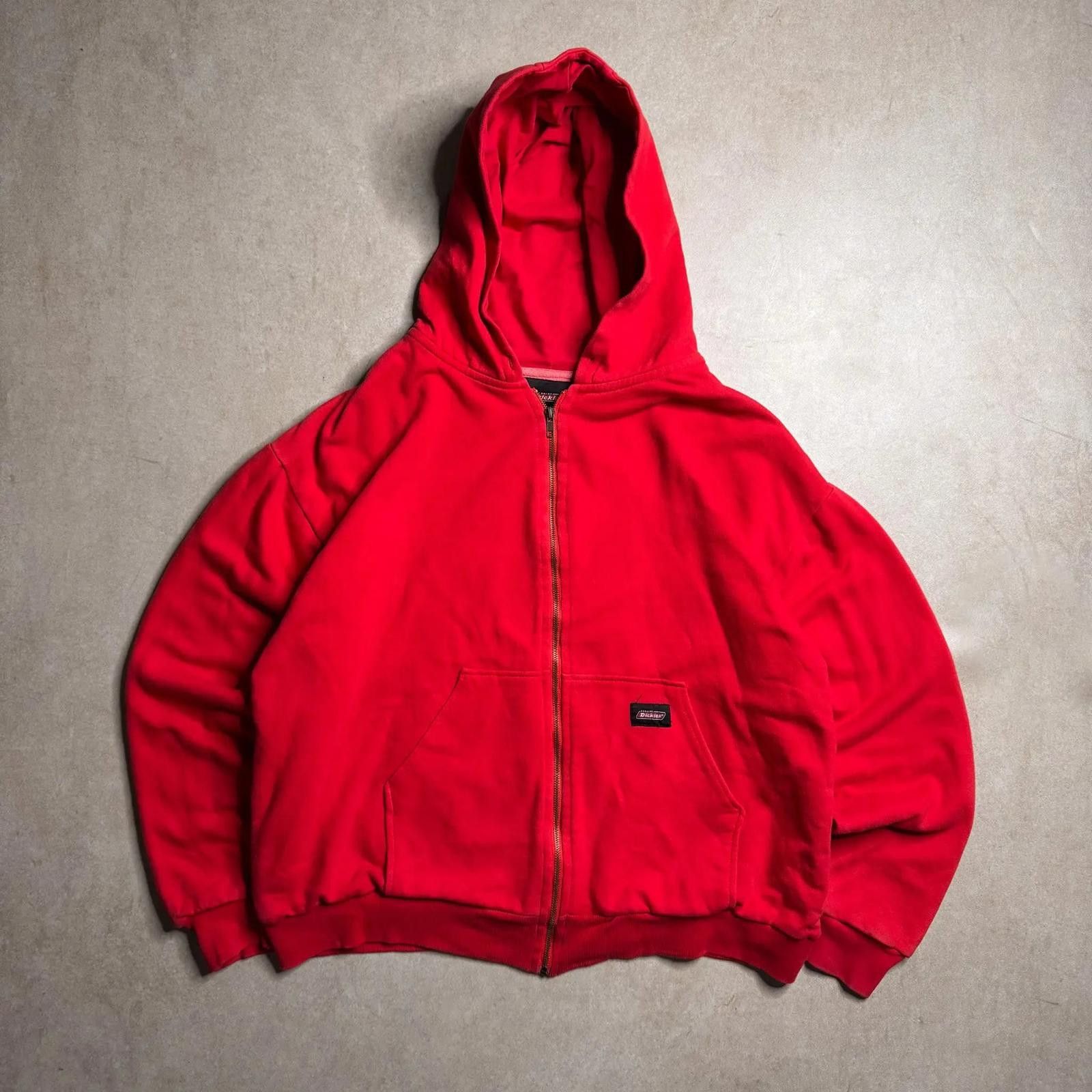 Dickies Vintage Dickies Red Hoodie - XL Size US XL / EU 56 / 4 - 1 Thumbnail