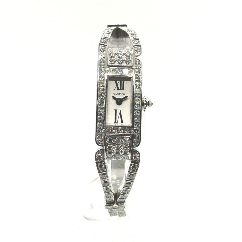 Cartier Cartier Cordon De Suite Pure Gold Quartz Wristwatch K18Wg Women White Size ONE SIZE - 1 Thumbnail