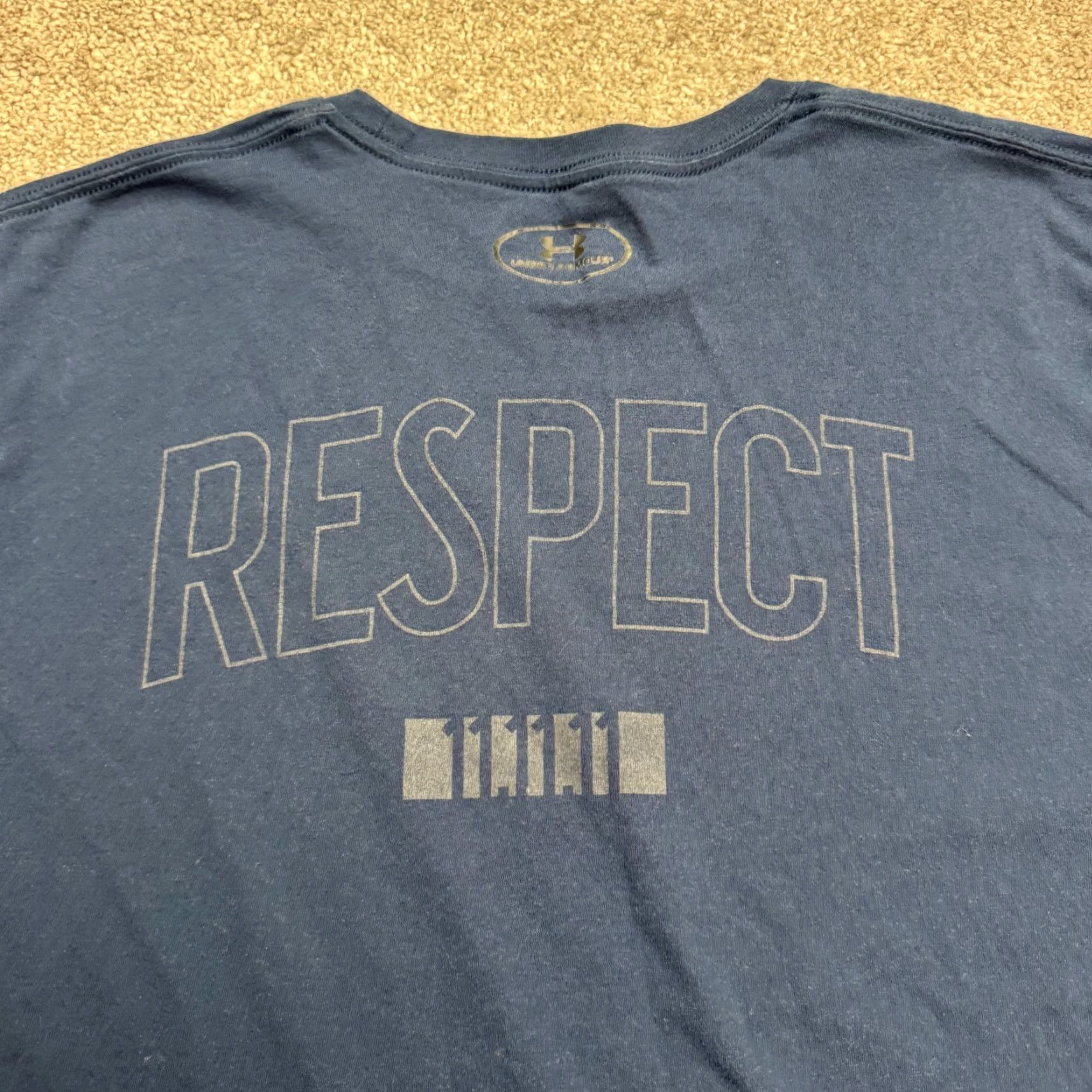 Under Armour VINTAGE Under Armour HeatGear T-Shirt Men's Large Blue Activewear Crew Neck Sports Tee Size US L / EU 52-54 / 3 - 7 Thumbnail