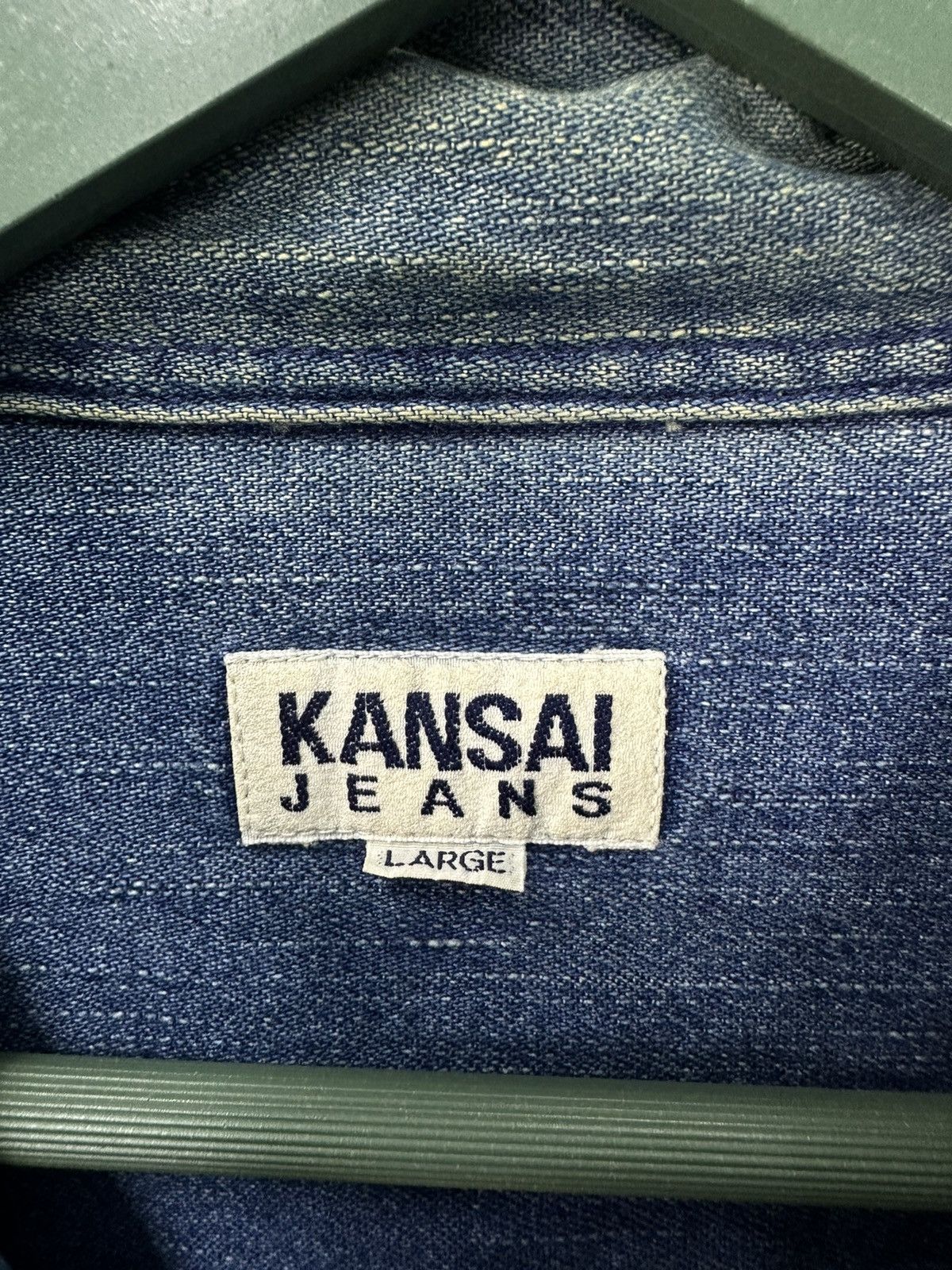 Kansai Yamamoto Kansai Jeans Vintage Zipper Jacket Z266 Size US L / EU 52-54 / 3 - 9 Thumbnail