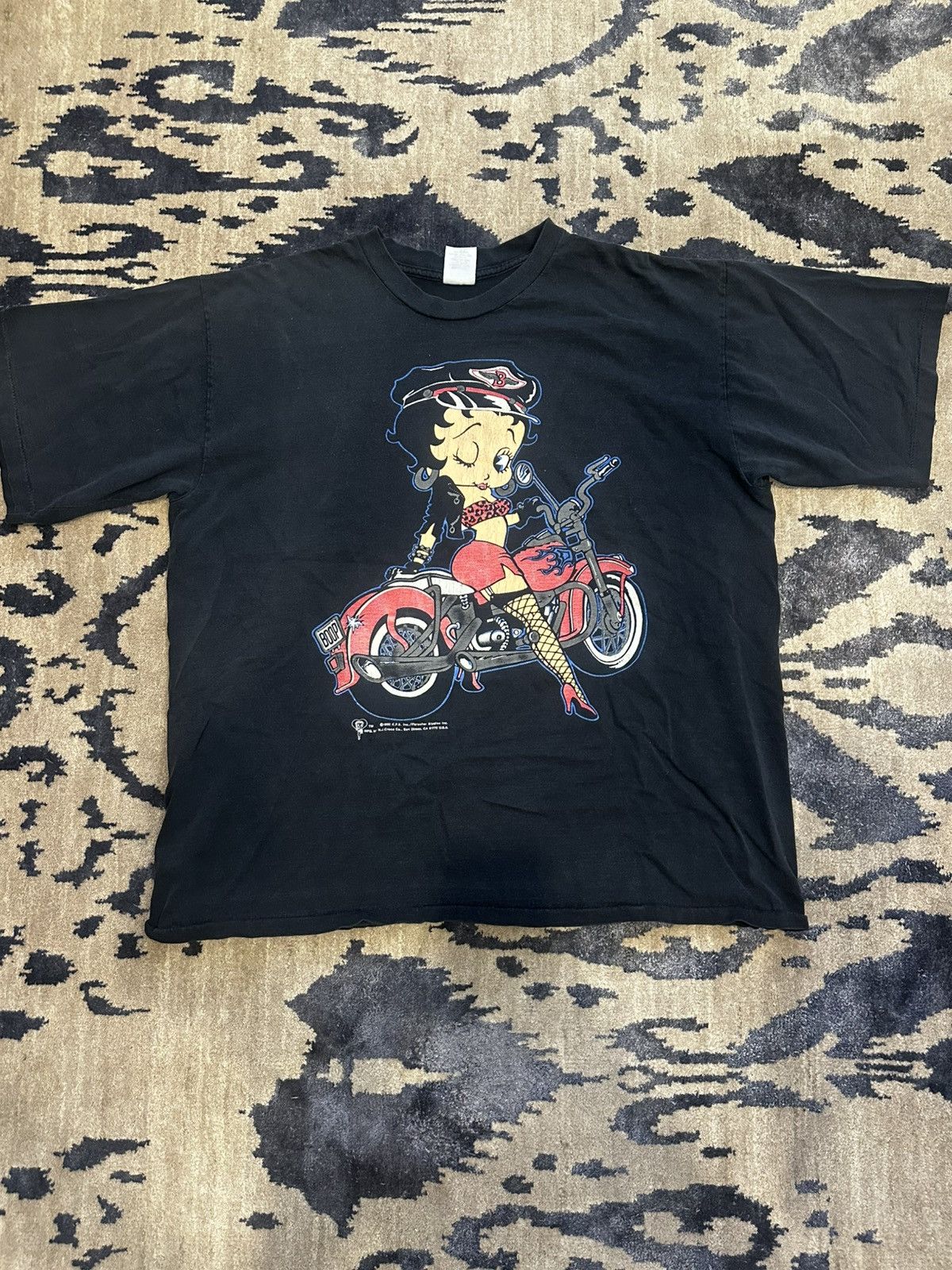 Other Vintage Betty Boop Motorcycle Tee Size US XL / EU 56 / 4 - 1 Thumbnail
