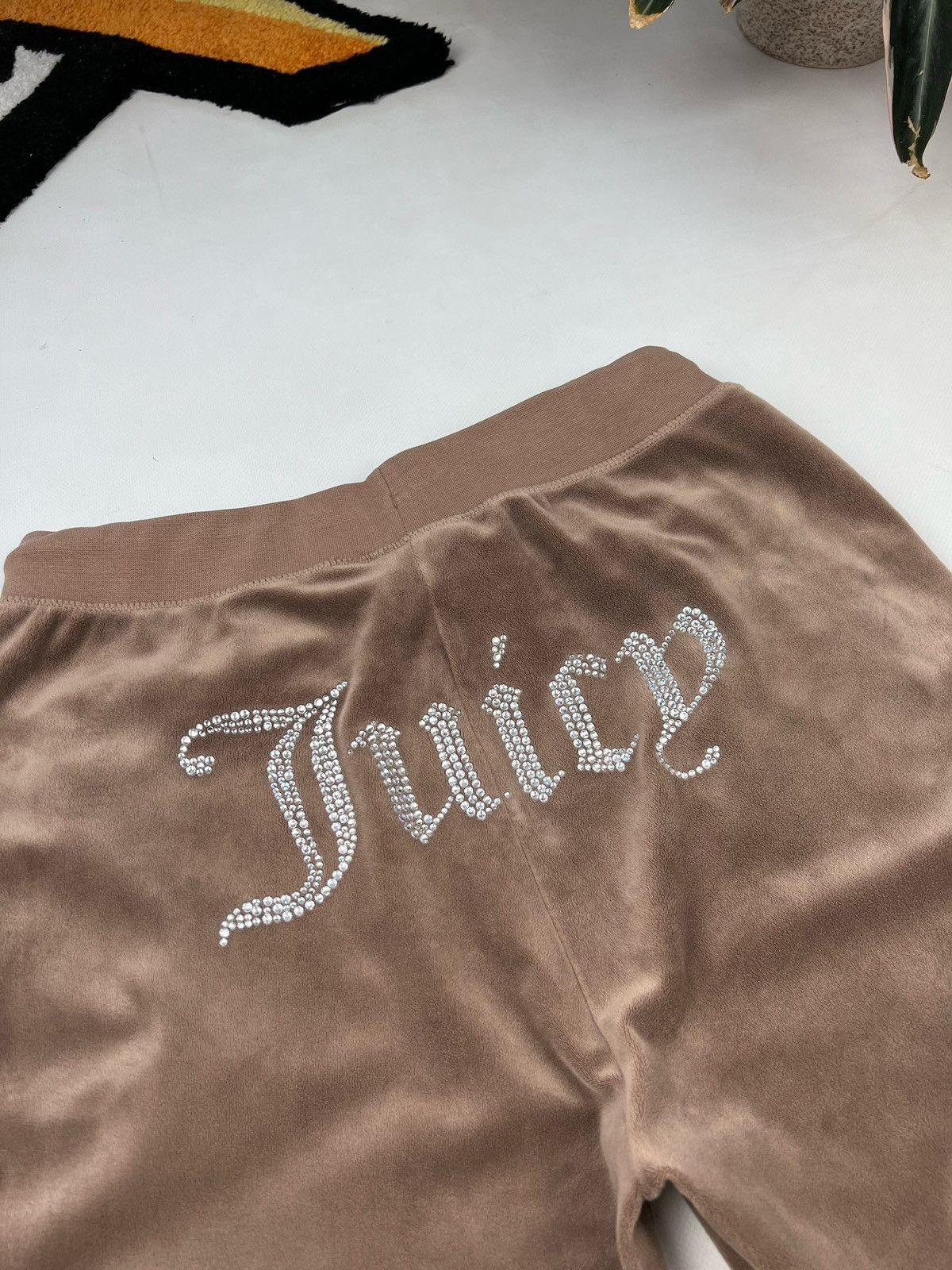 Juicy Couture × Vintage VINTAGE JUICY COUTURE VELOUR PANTS Size 28" / US 6 / IT 42 - 7 Thumbnail