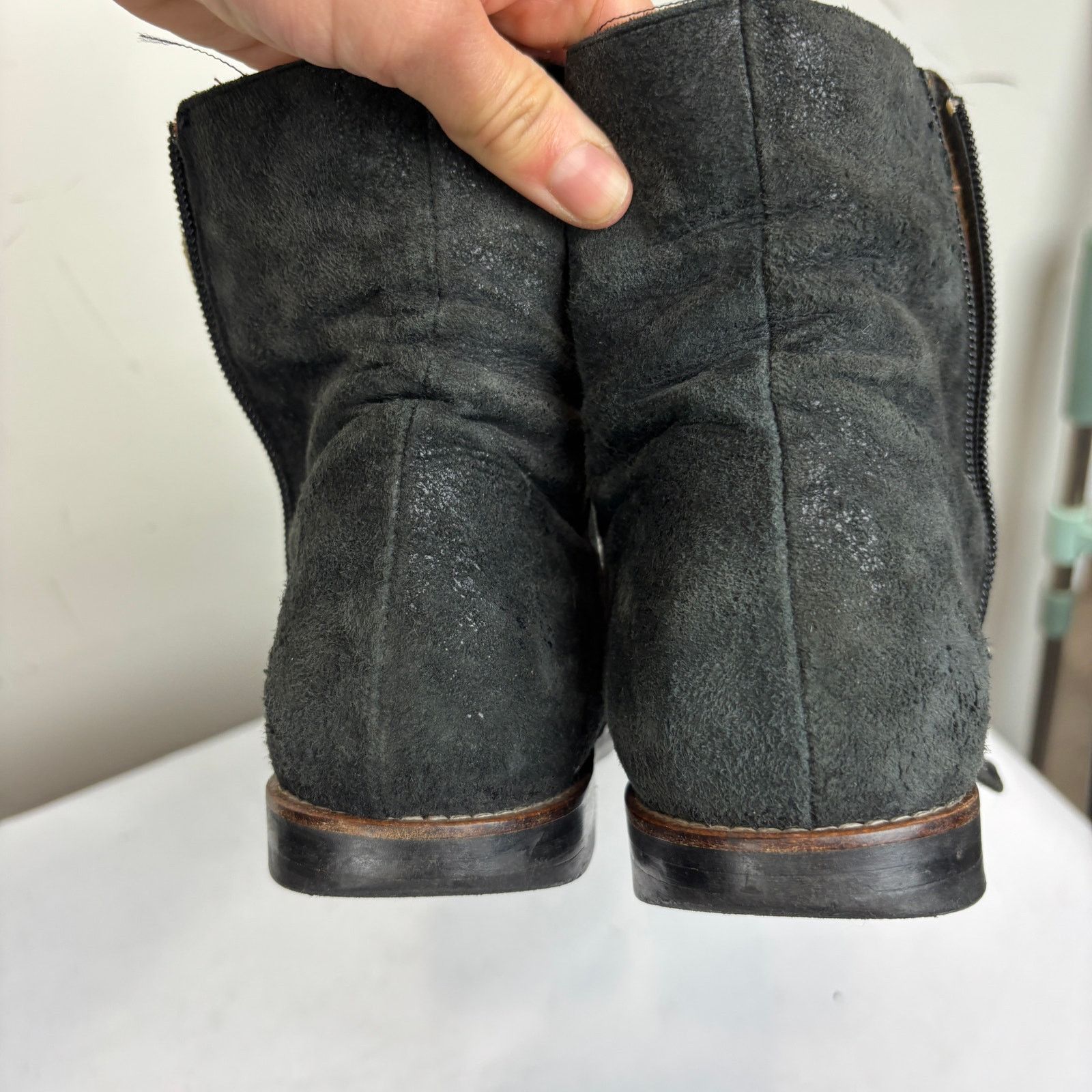 Maison Margiela MM6 Maison Margiela Suede Ankle Zip Boots Women's 38 US 8 Size US 8 / IT 38 - 13 Thumbnail