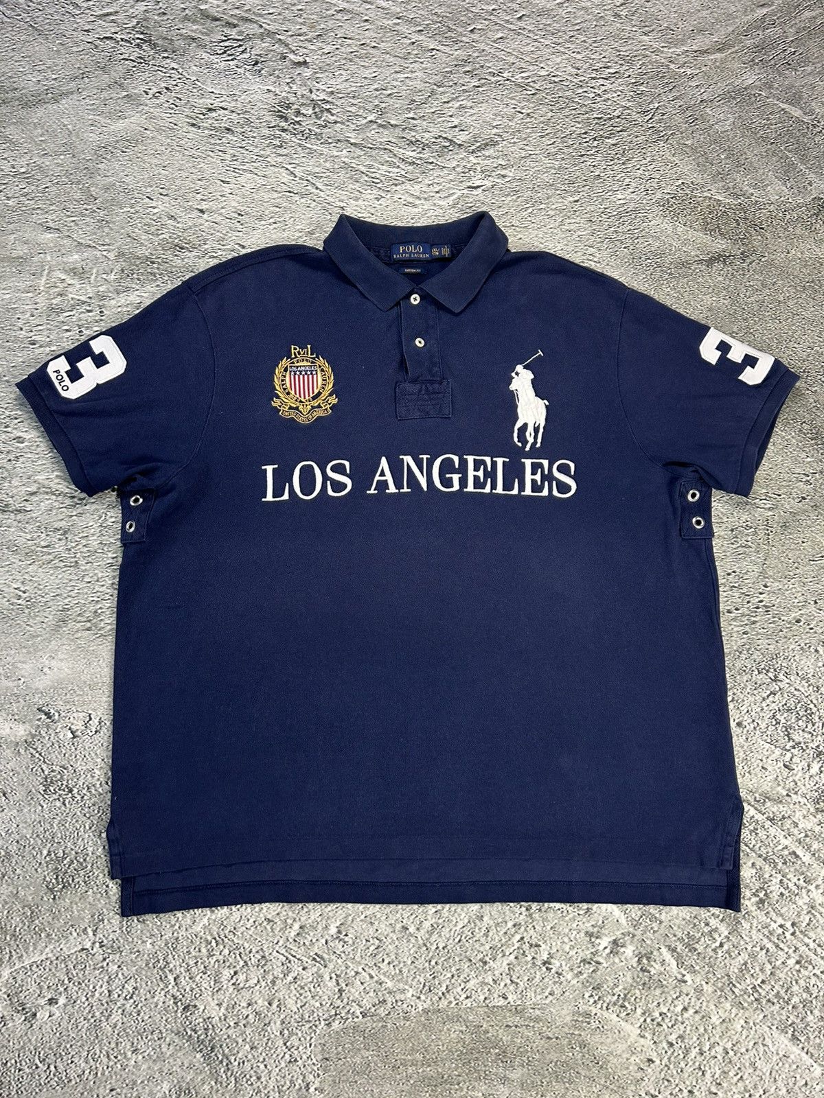 Ralph Lauren Chief Keef Polo Ralph Lauren Los Angeles navy blue big pony Size US XXL / EU 58 / 5 - 1 Thumbnail