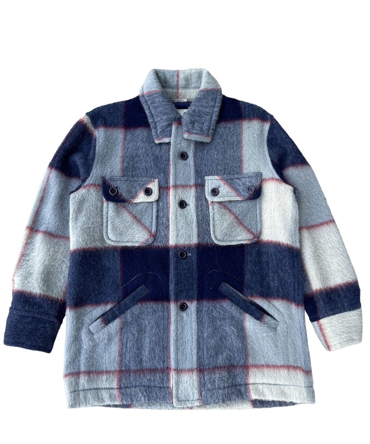 Flannel × Vintage 90s Willson Marker’s Wool Plaid Jacket – Rugged Outdoor Wear Size US M / EU 48-50 / 2 - 2 Thumbnail
