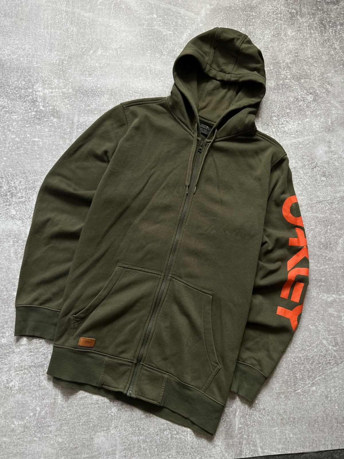 Oakley Y2K Oakley Zip Up Hoodie Big Logo Size US XL / EU 56 / 4 - 1 Thumbnail
