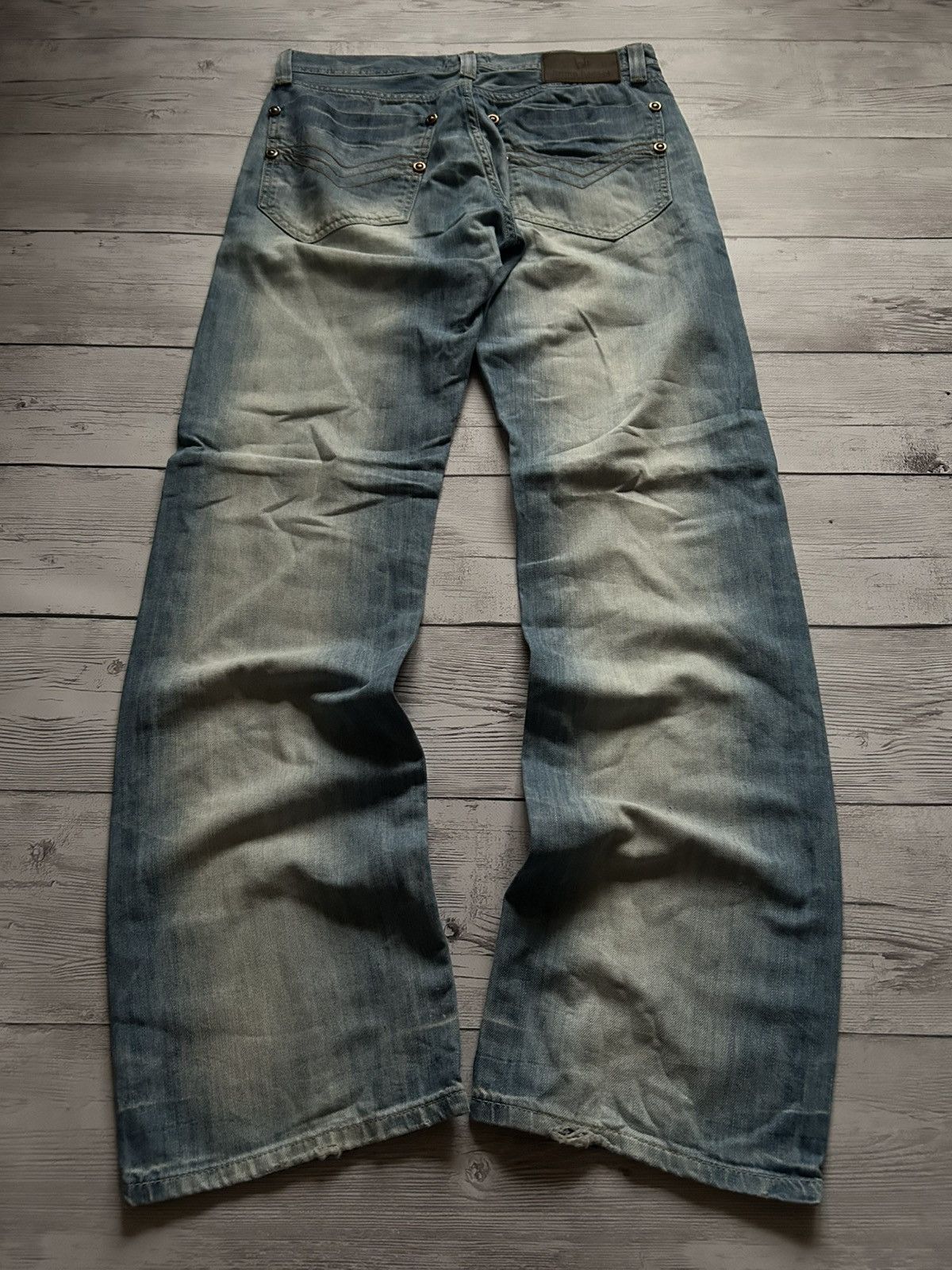 Pre-owned Hysteric Glamour X If Six Was Nine Ifsixwasnine Lgb Style Archival Japan Baggy Jeans Y2k In Blue