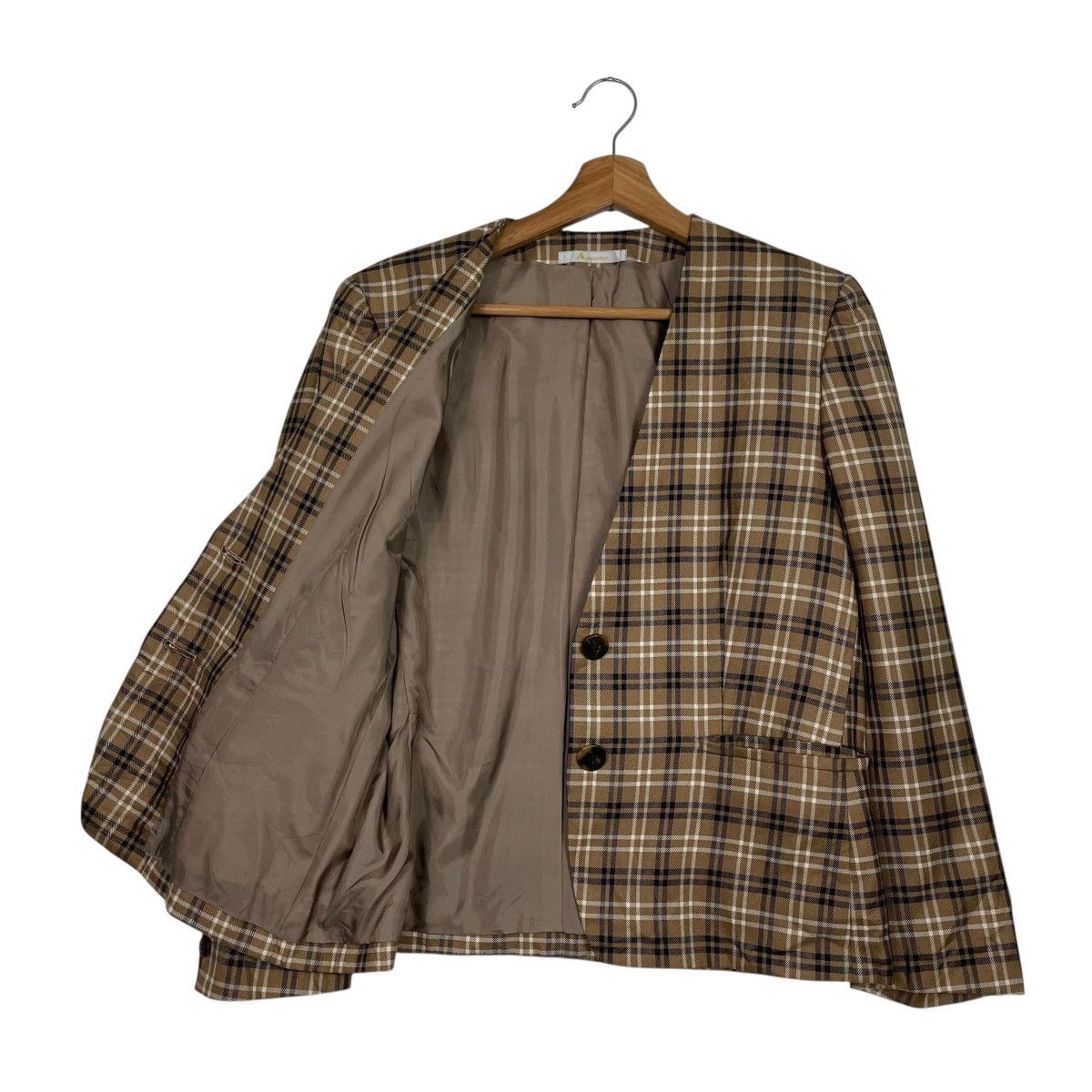 Aquascutum Aquascutum Tartan Crop Jacket Size M / US 6-8 / IT 42-44 - 9 Thumbnail