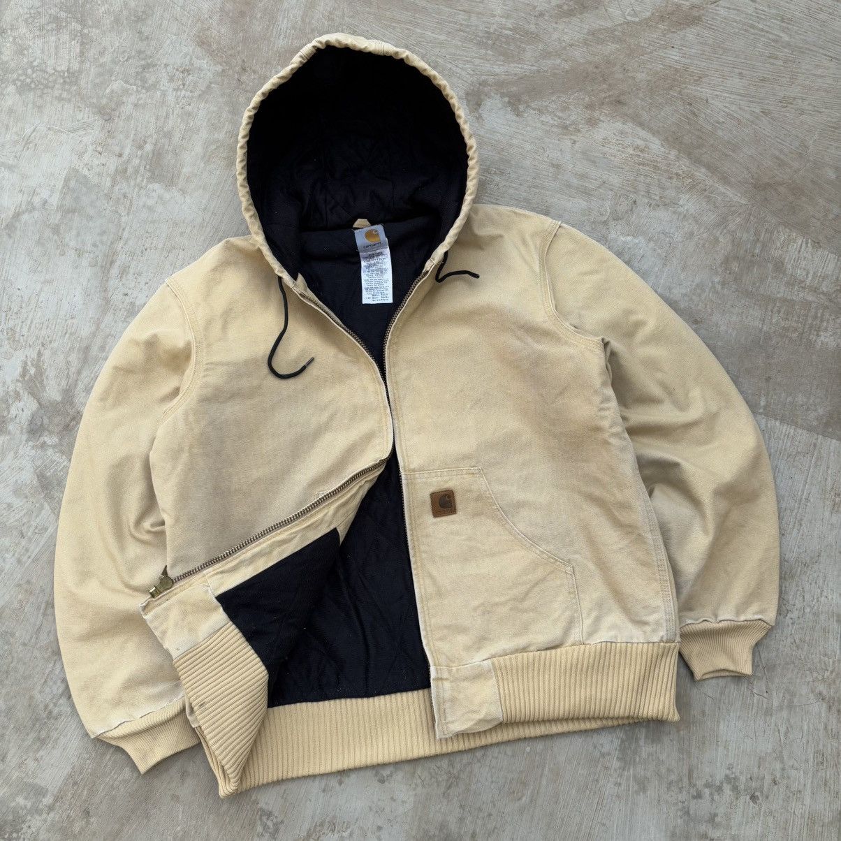 Carhartt Vintage Sunfaded Carhartt Active Hooded Jacket Size US M / EU 48-50 / 2 - 2 Thumbnail