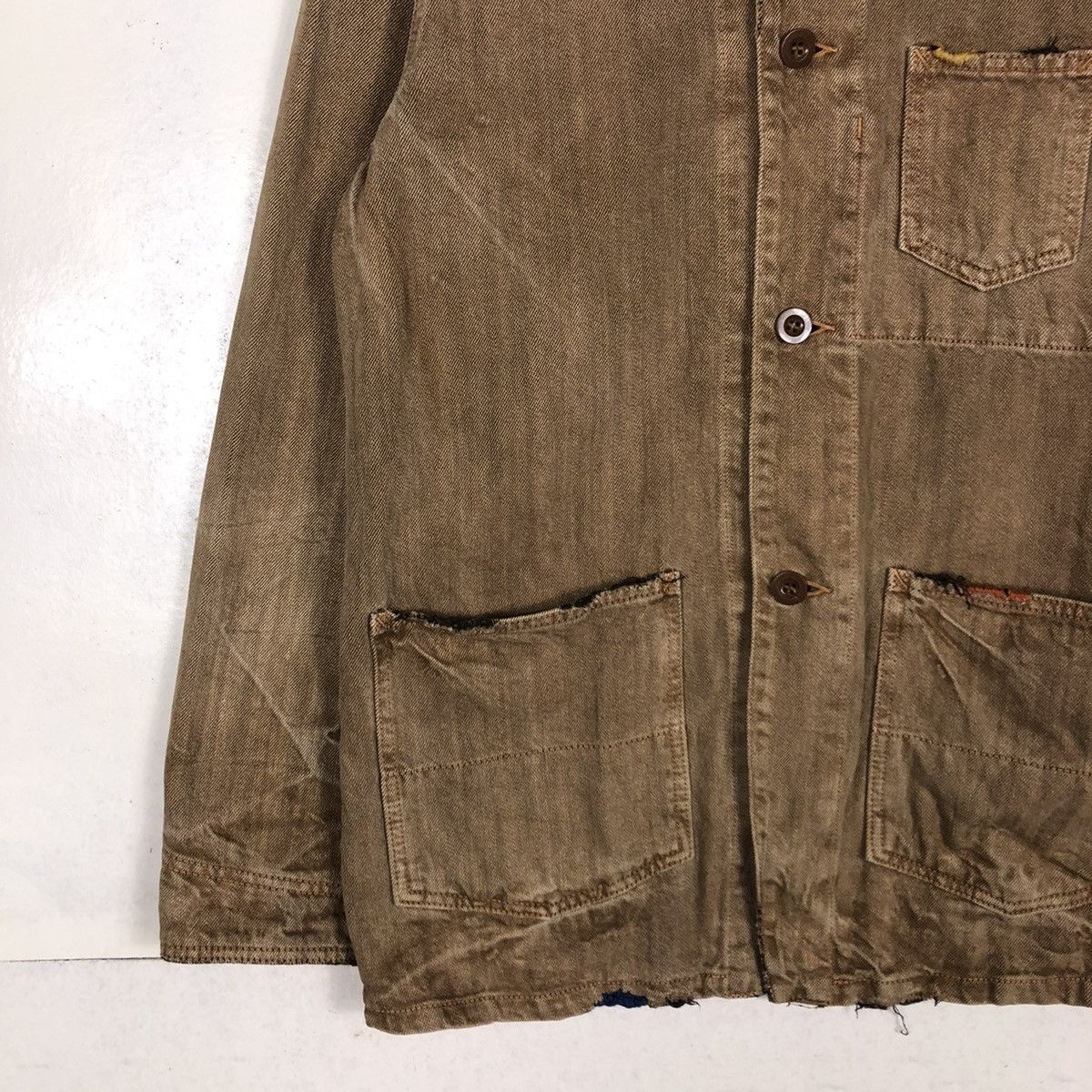 Japanese Brand 📌VINTAGE CHORE JACKET SPELL BOUND UNION MADE ISSEY MIYAKE Size US M / EU 48-50 / 2 - 6 Thumbnail
