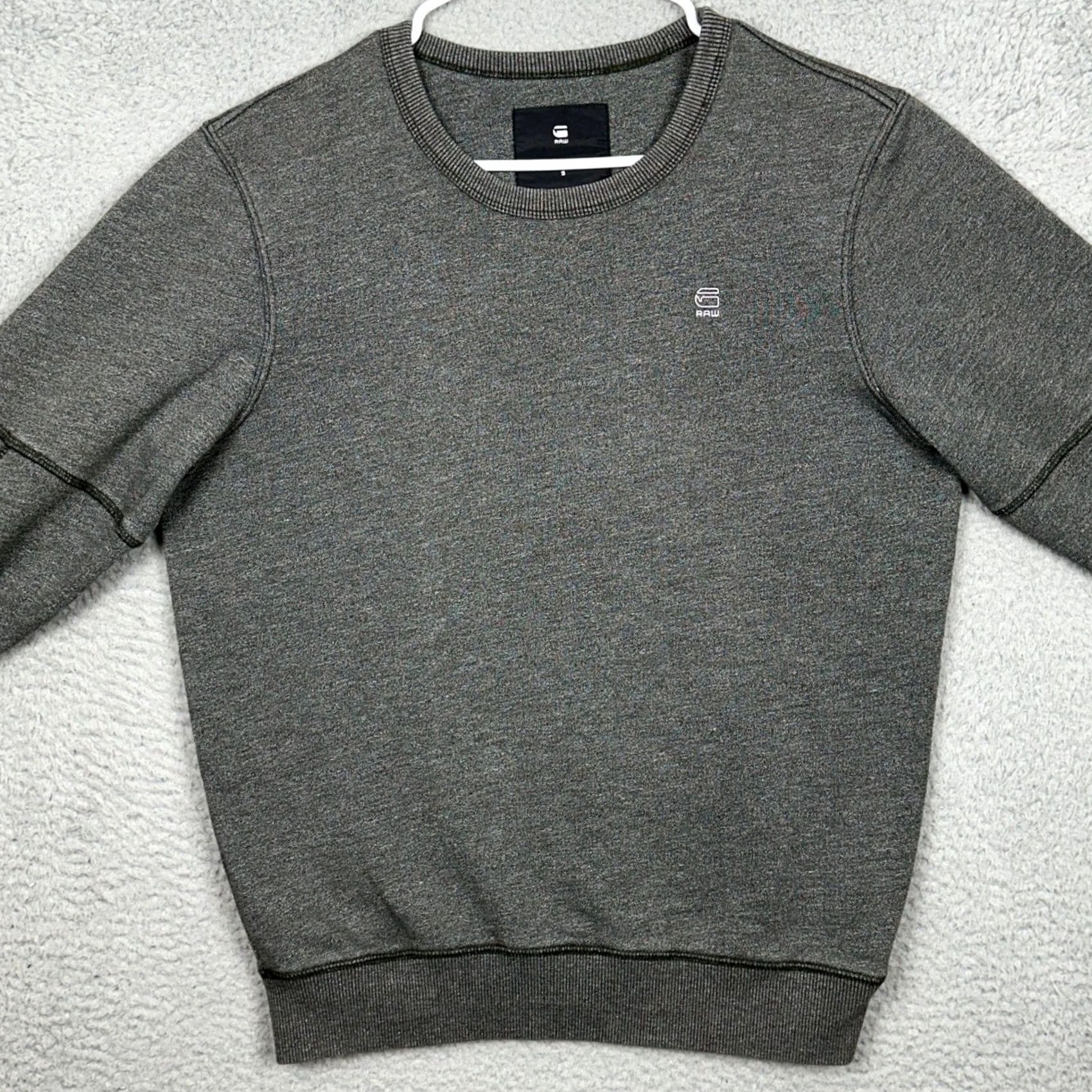 Vintage G-Star Raw Sweatshirt Mens Small Gray Crewneck Pullover Long Sleeve EUC Cigarette? Size US S / EU 44-46 / 1 - 3 Thumbnail