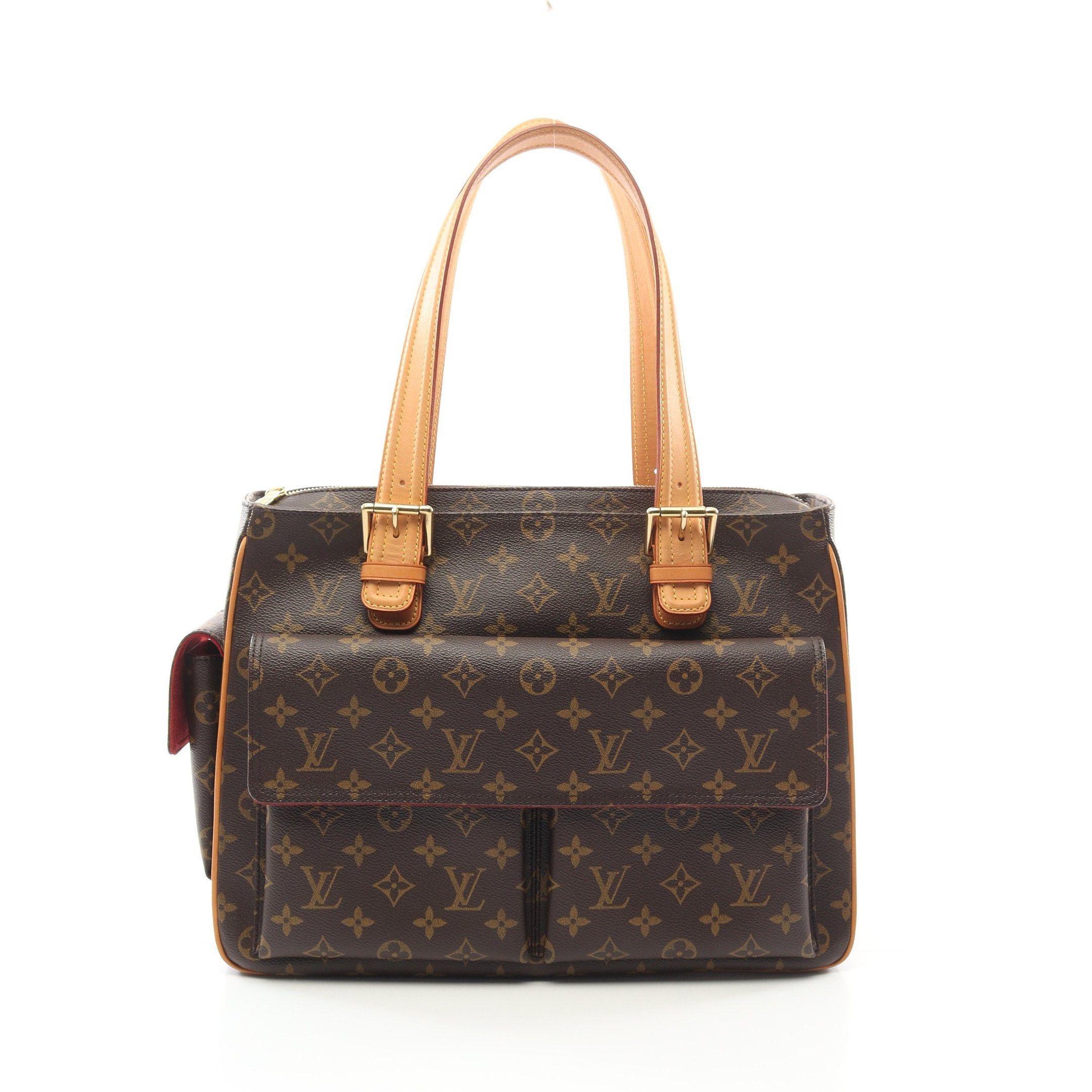 Louis Vuitton Louis Vuitton Multi-Priest Monogram Handbag Leather Brown Size ONE SIZE - 1 Thumbnail