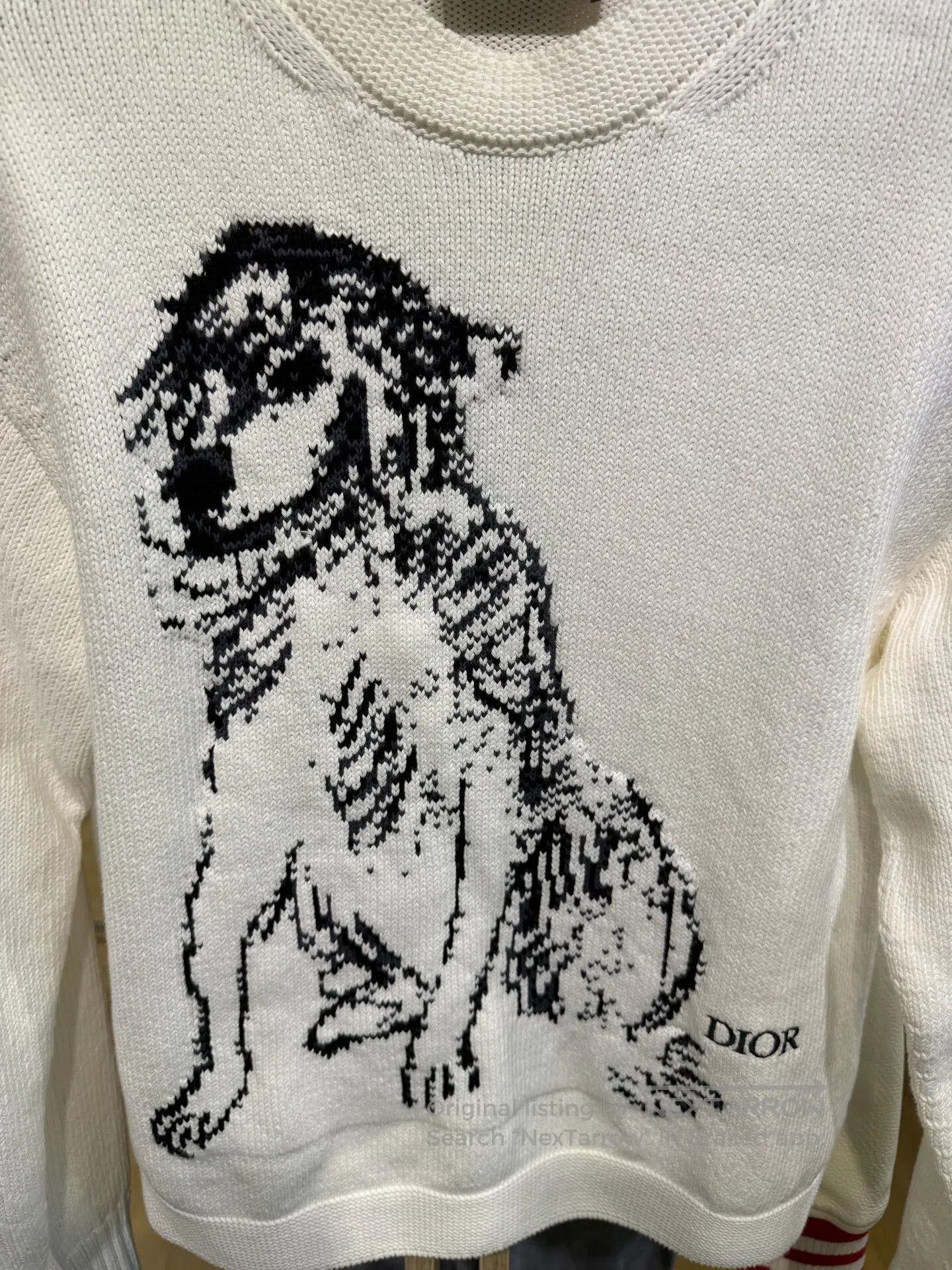 Dior Dior Graffiti Dog Crewneck Knit Sweater. Size US S / EU 44-46 / 1 - 5 Thumbnail