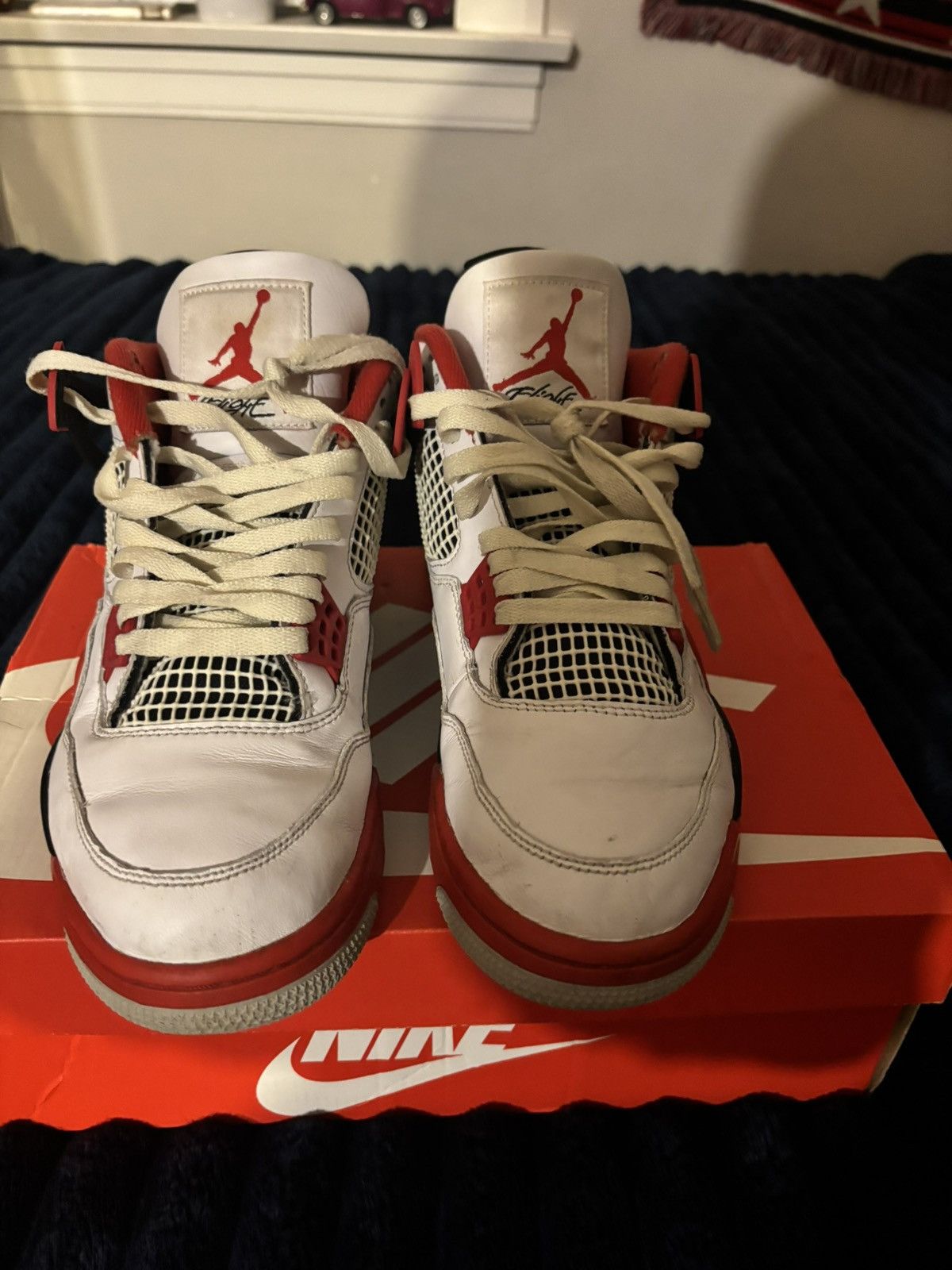 Jordan Brand Air jordan 4 fire red mens size 10 Size US 10 / EU 43 - 4 Thumbnail
