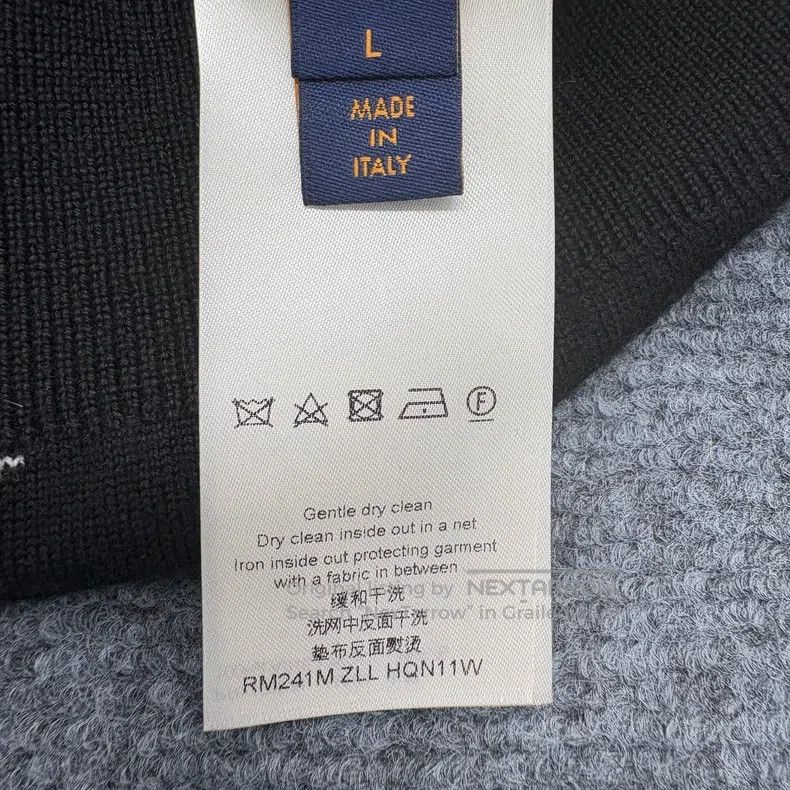 Louis Vuitton Louis Vuitton 24SS black and white striped logo sweater Size US L / EU 52-54 / 3 - 7 Thumbnail